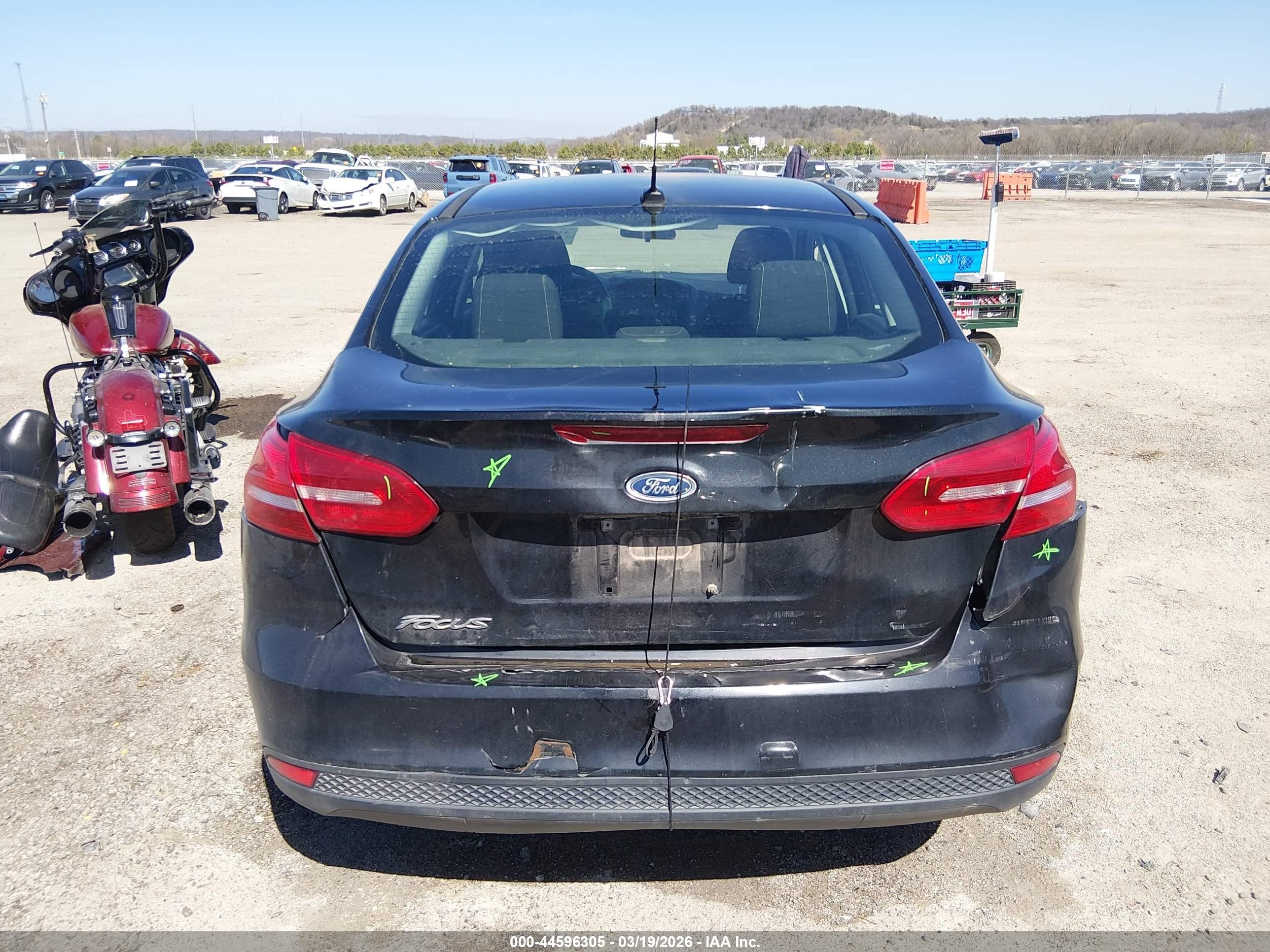 2015 Ford Focus S Black vin: 1FADP3E20FL376252