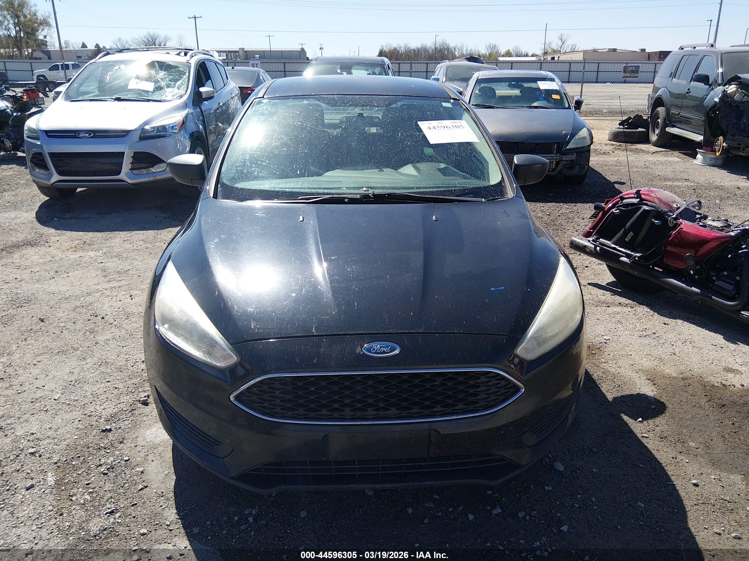 2015 Ford Focus S Black vin: 1FADP3E20FL376252
