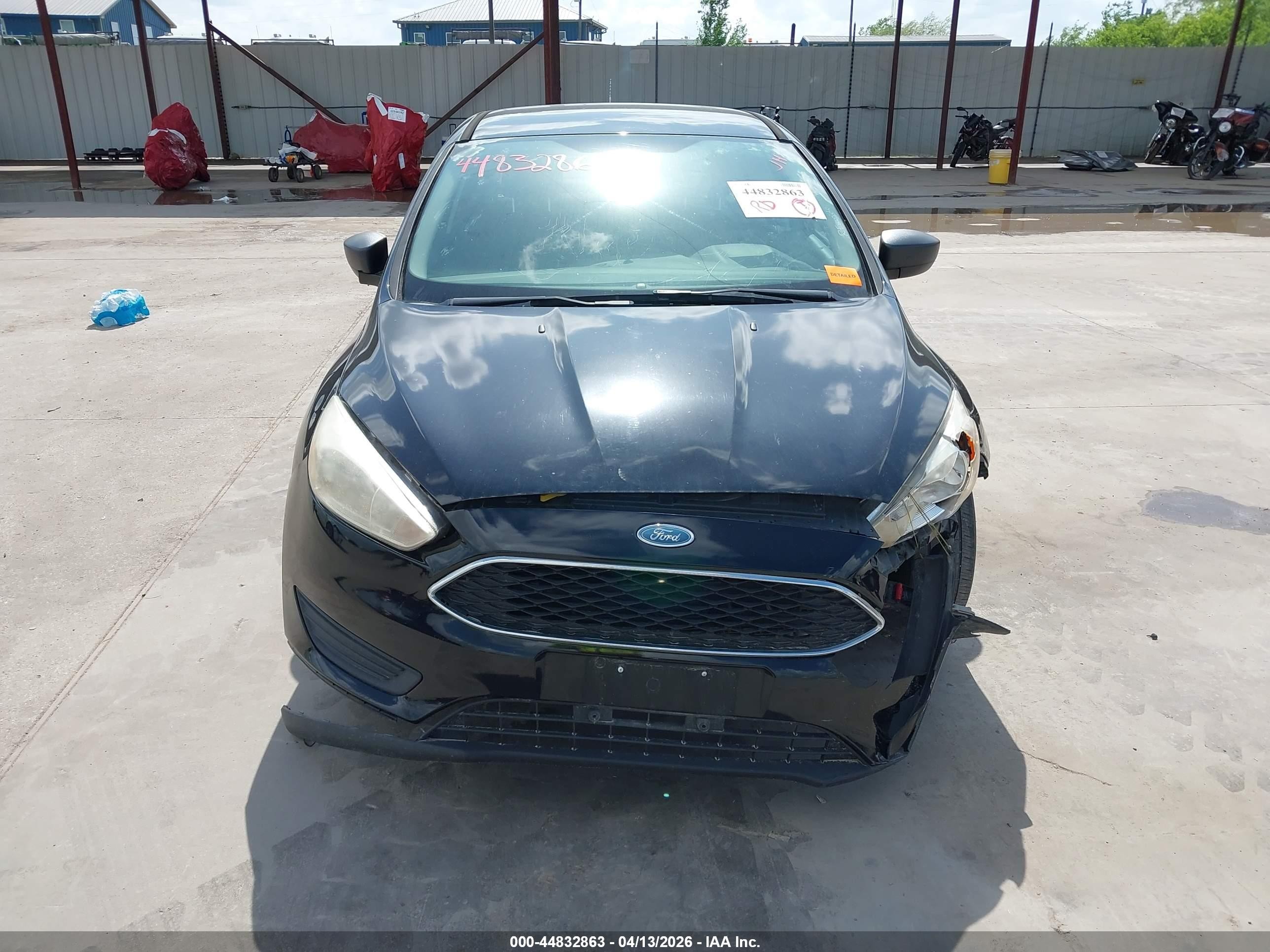 2016 Ford Focus S Black vin: 1FADP3E20GL387186