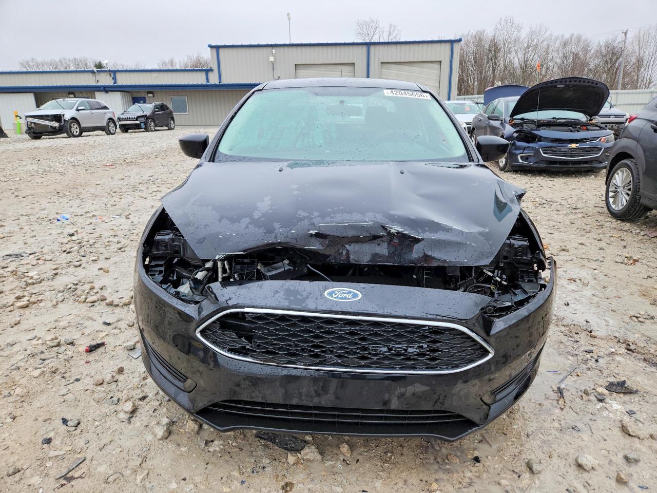 2017 Ford Focus S Black vin: 1FADP3E20HL302431