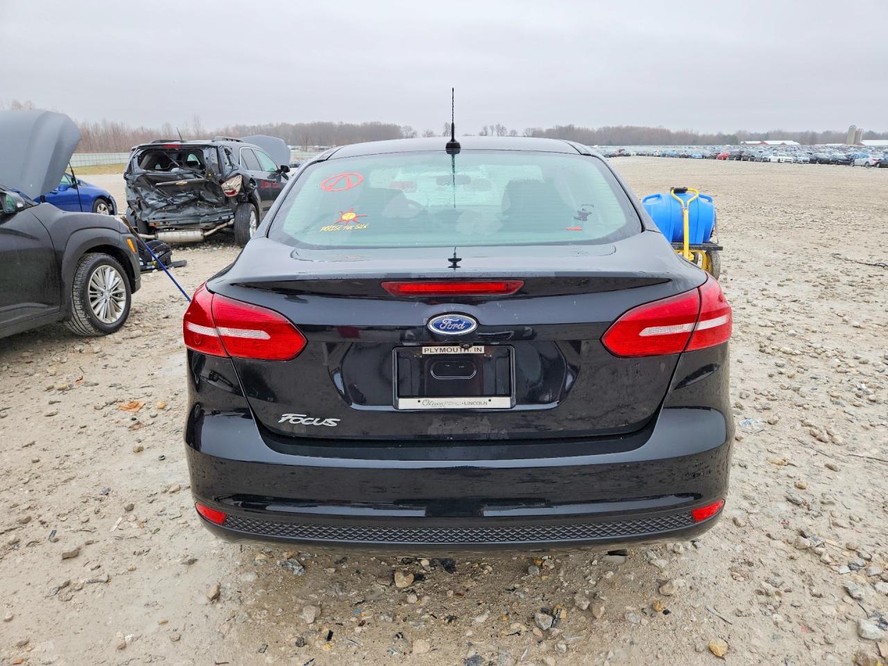 2017 Ford Focus S Black vin: 1FADP3E20HL302431