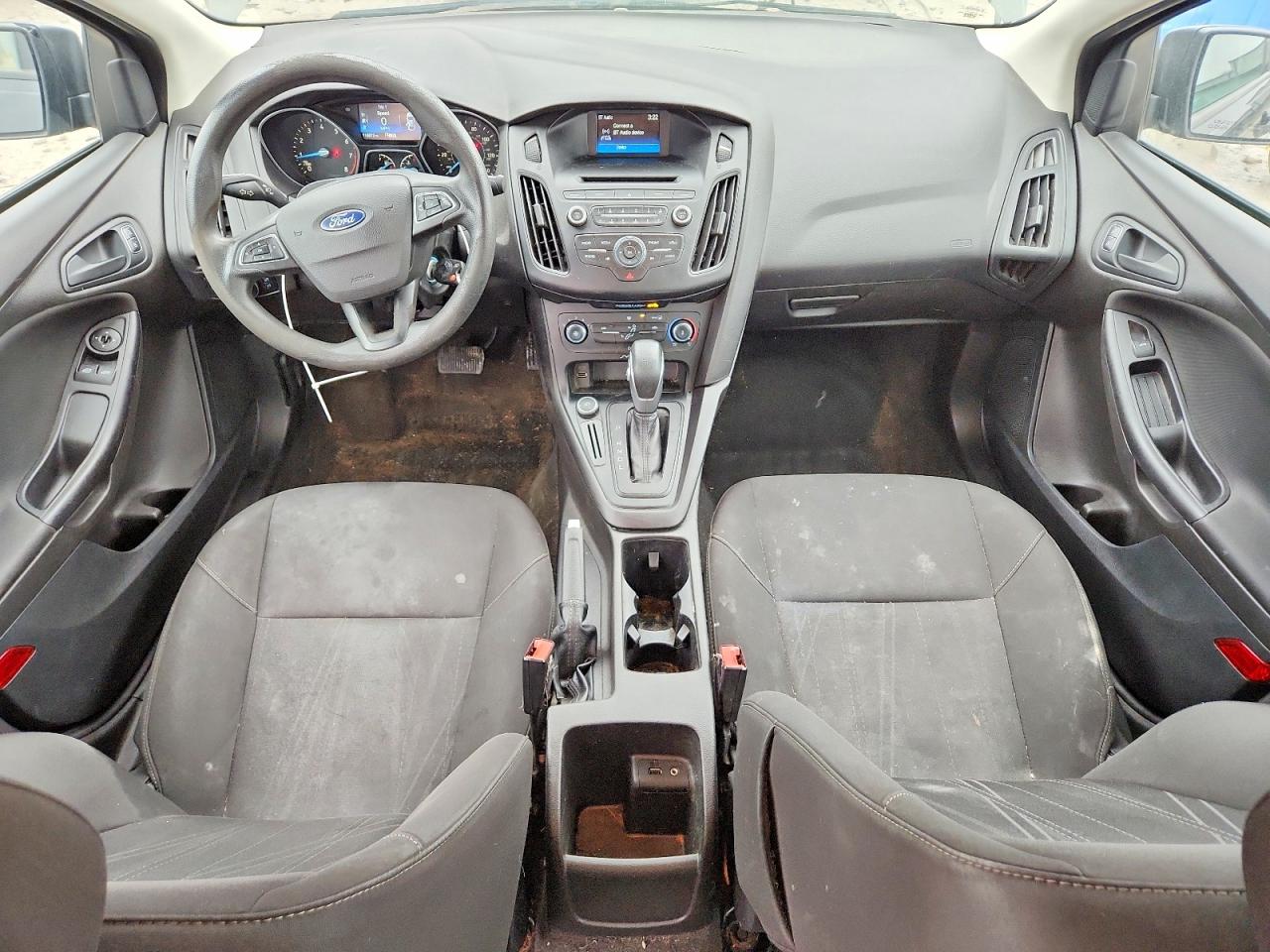 2017 Ford Focus S Black vin: 1FADP3E20HL302431