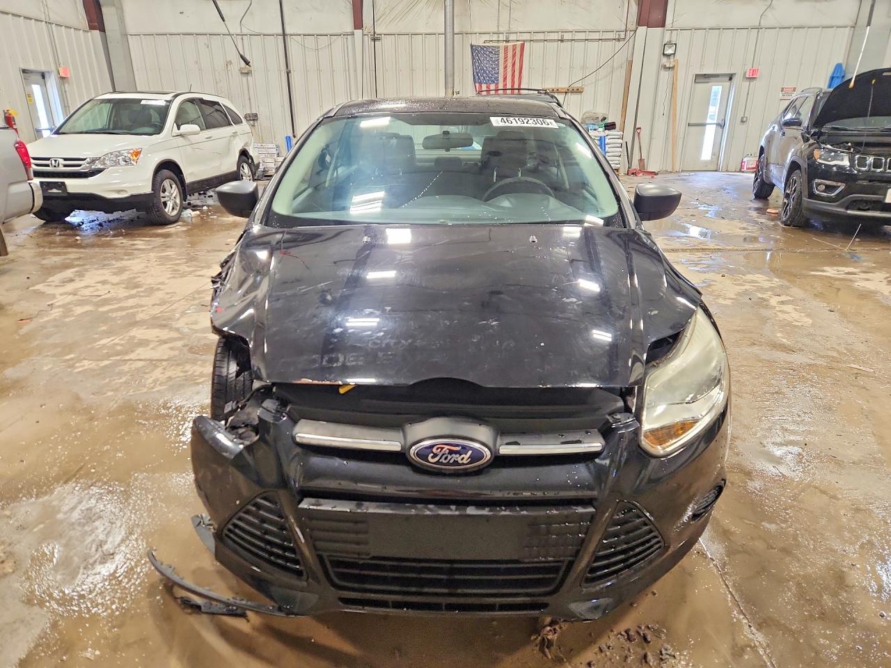 2013 Ford Focus S Black vin: 1FADP3E21DL203708