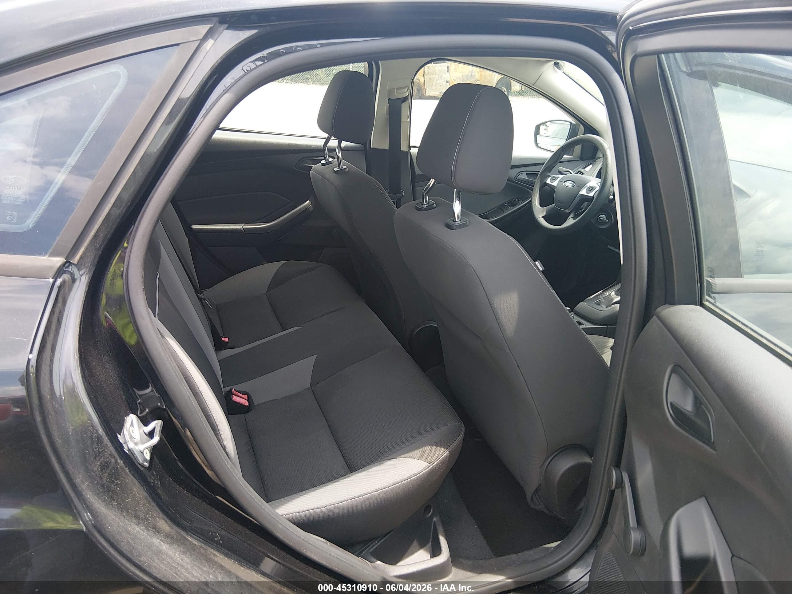 2013 Ford Focus S Black vin: 1FADP3E21DL257865
