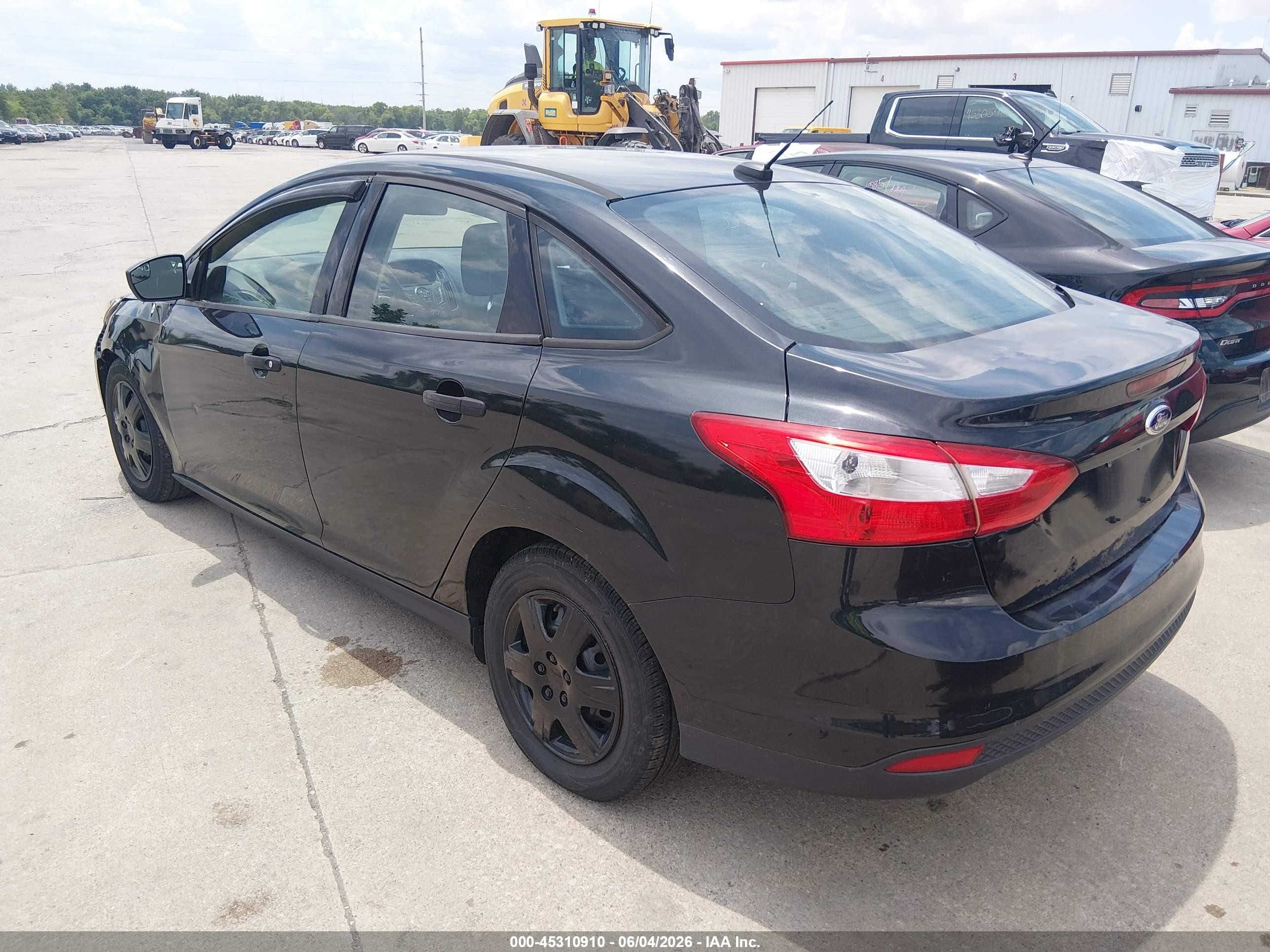 2013 Ford Focus S Black vin: 1FADP3E21DL257865