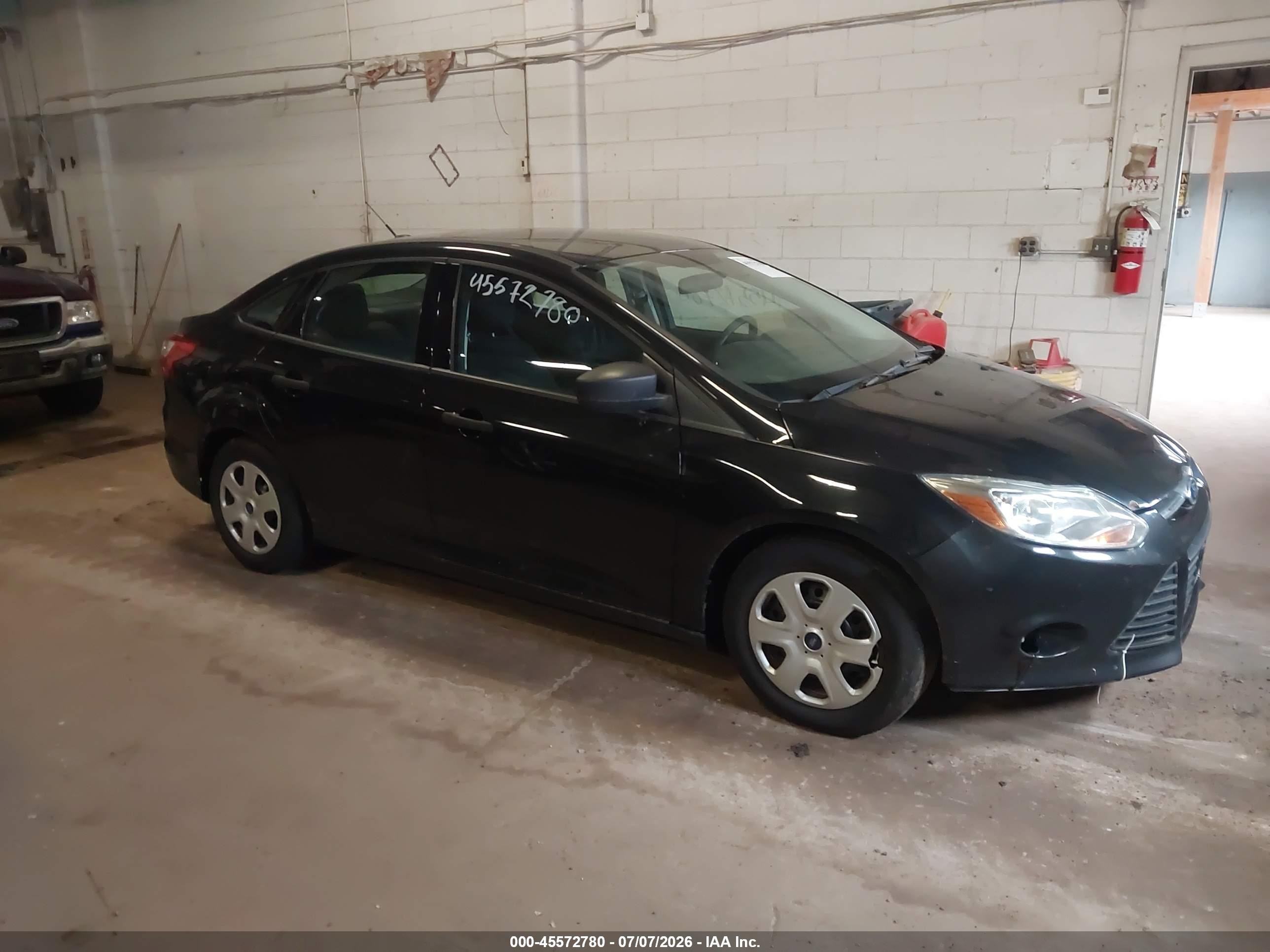 2013 Ford Focus S Black vin: 1FADP3E21DL334816