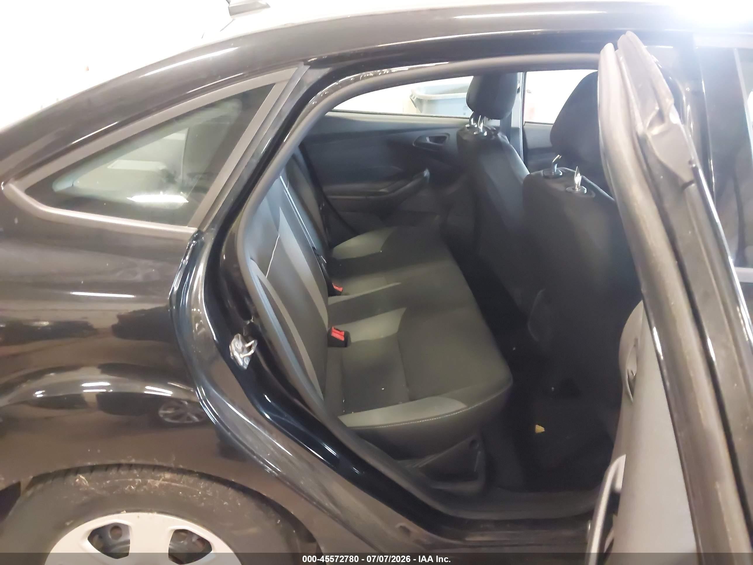 2013 Ford Focus S Black vin: 1FADP3E21DL334816