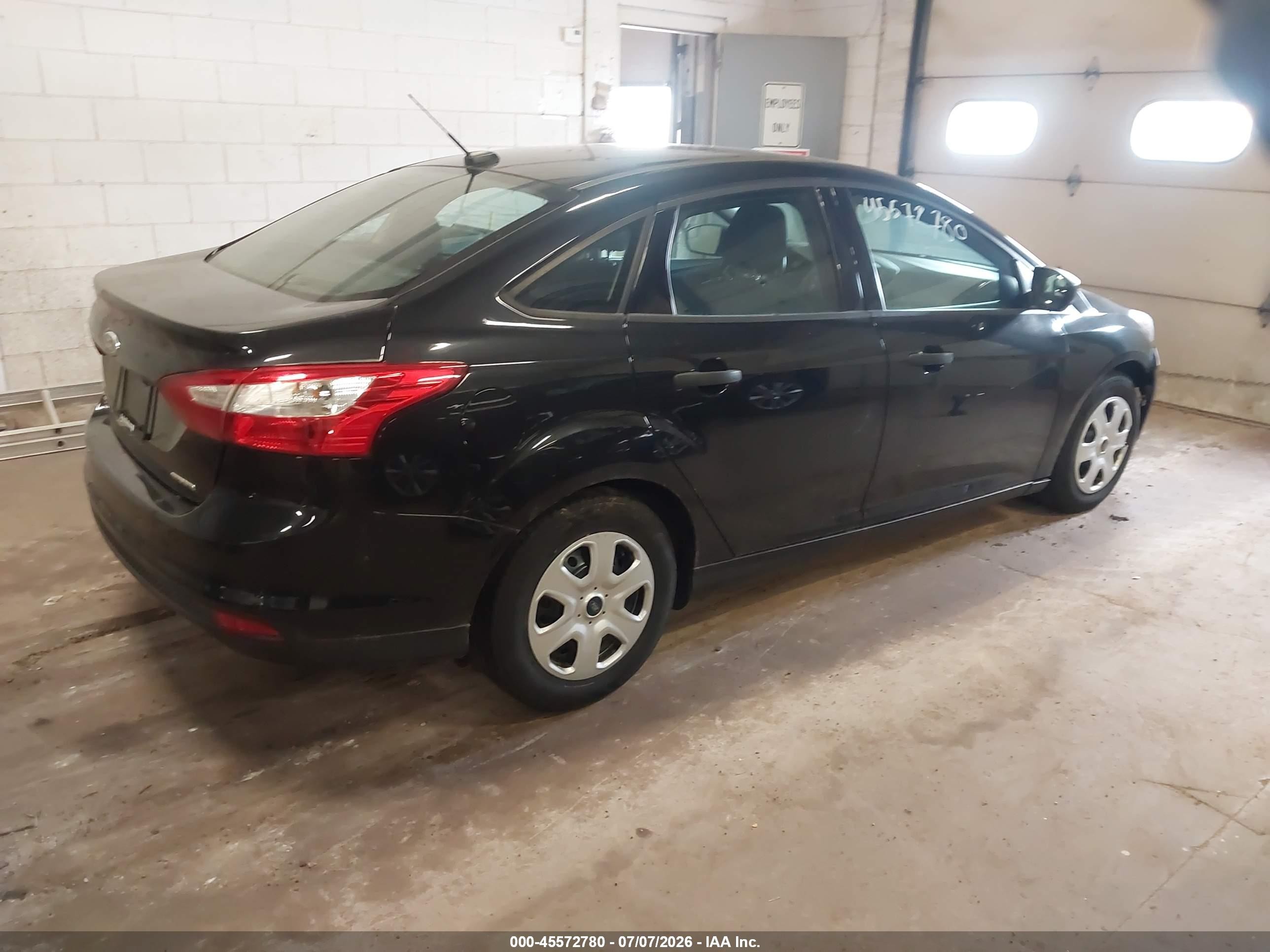 2013 Ford Focus S Black vin: 1FADP3E21DL334816
