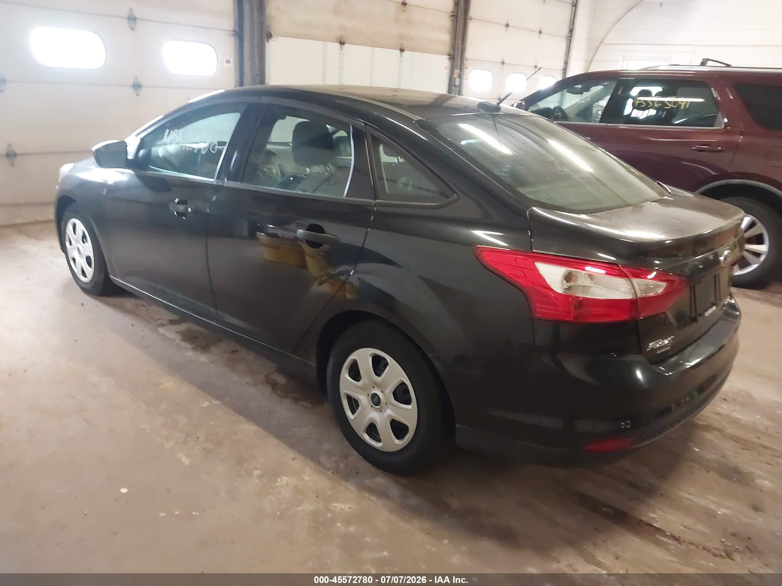 2013 Ford Focus S Black vin: 1FADP3E21DL334816