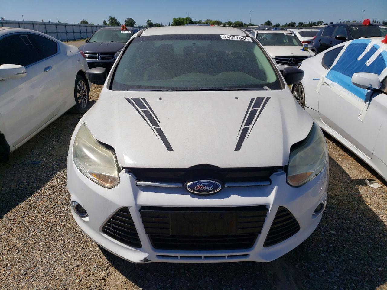 2014 Ford Focus S Белый vin: 1FADP3E21EL150784