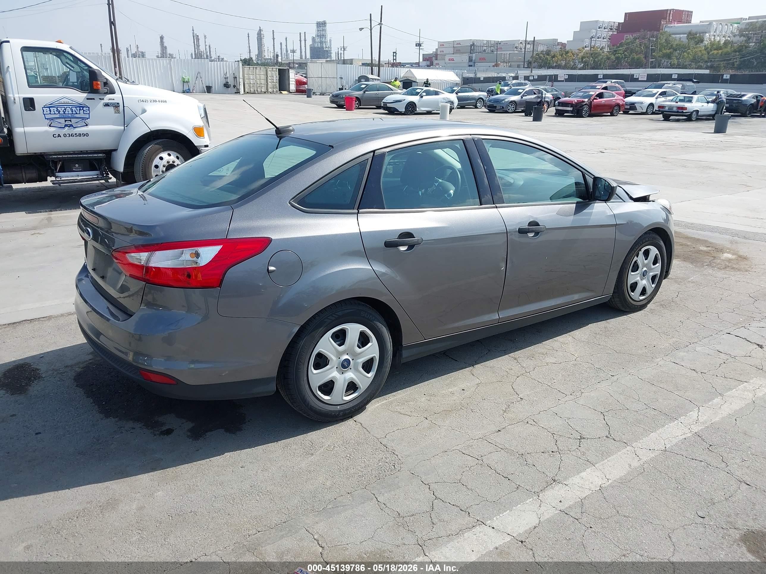2014 Ford Focus S Серый vin: 1FADP3E21EL341489
