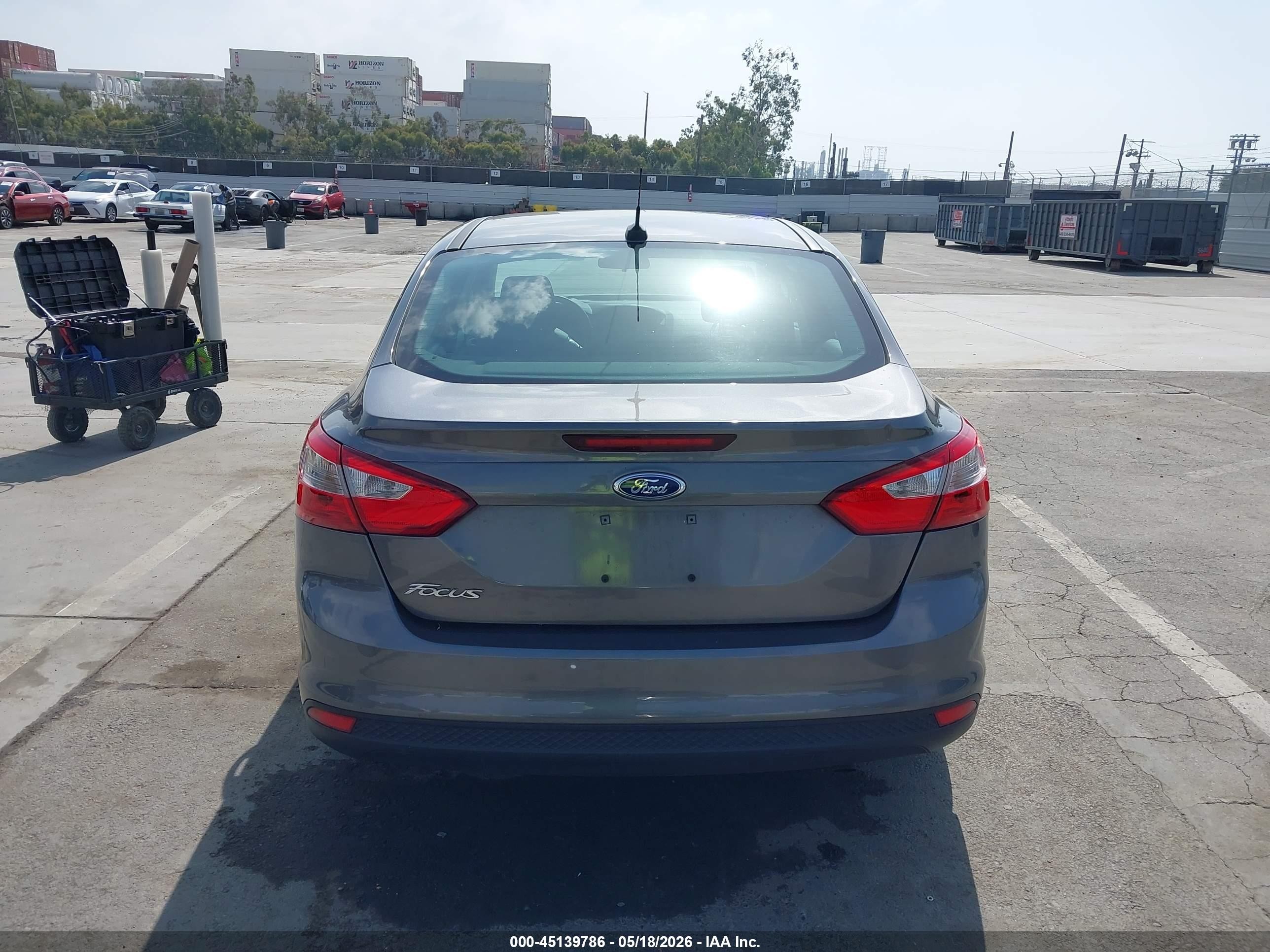 2014 Ford Focus S Серый vin: 1FADP3E21EL341489
