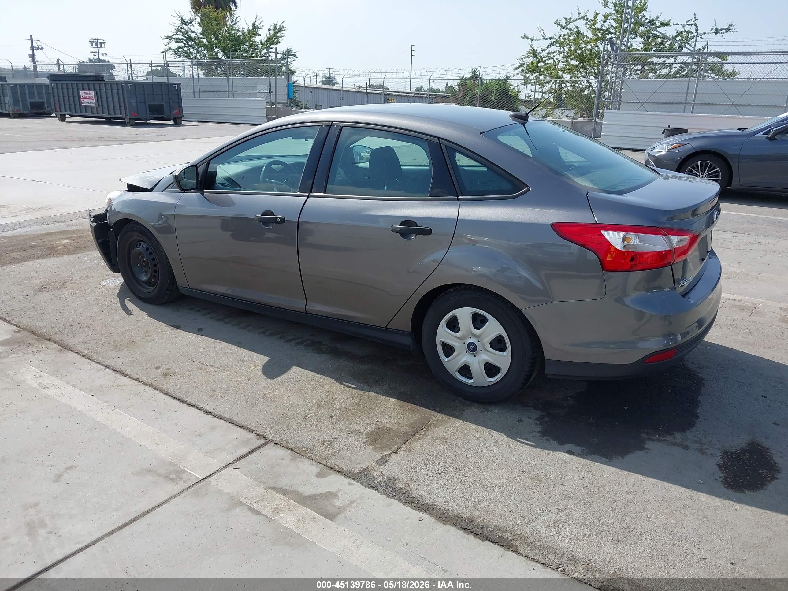 2014 Ford Focus S Серый vin: 1FADP3E21EL341489