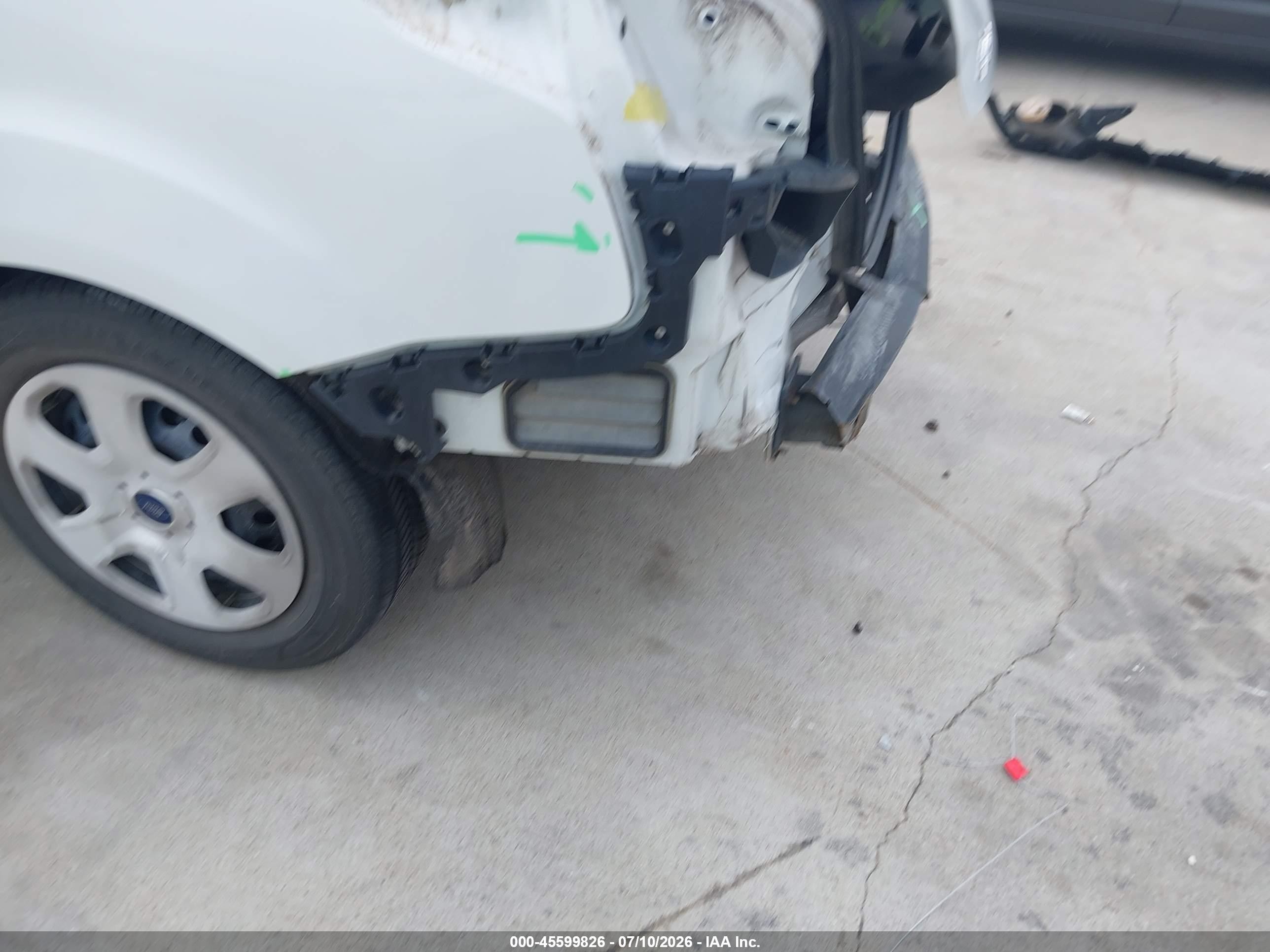 2015 Ford Focus S White vin: 1FADP3E21FL219152