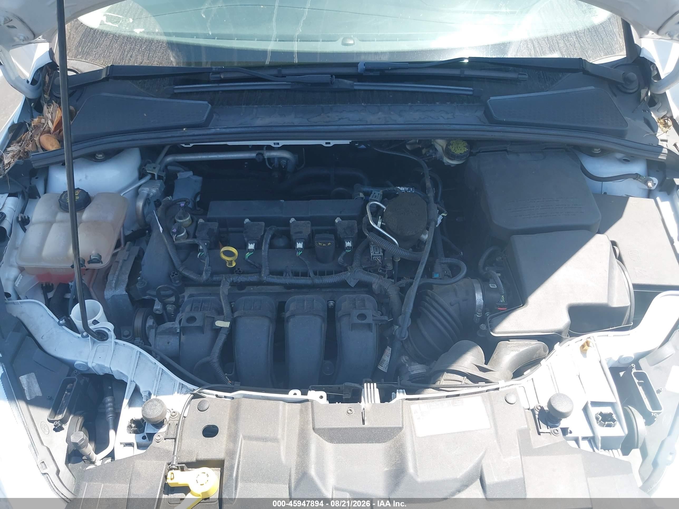 2015 Ford Focus S Белый vin: 1FADP3E21FL368399
