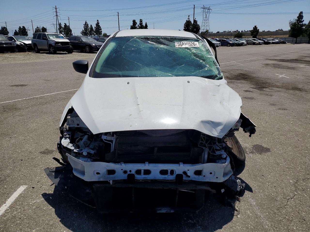 2016 Ford Focus S White vin: 1FADP3E21GL399198