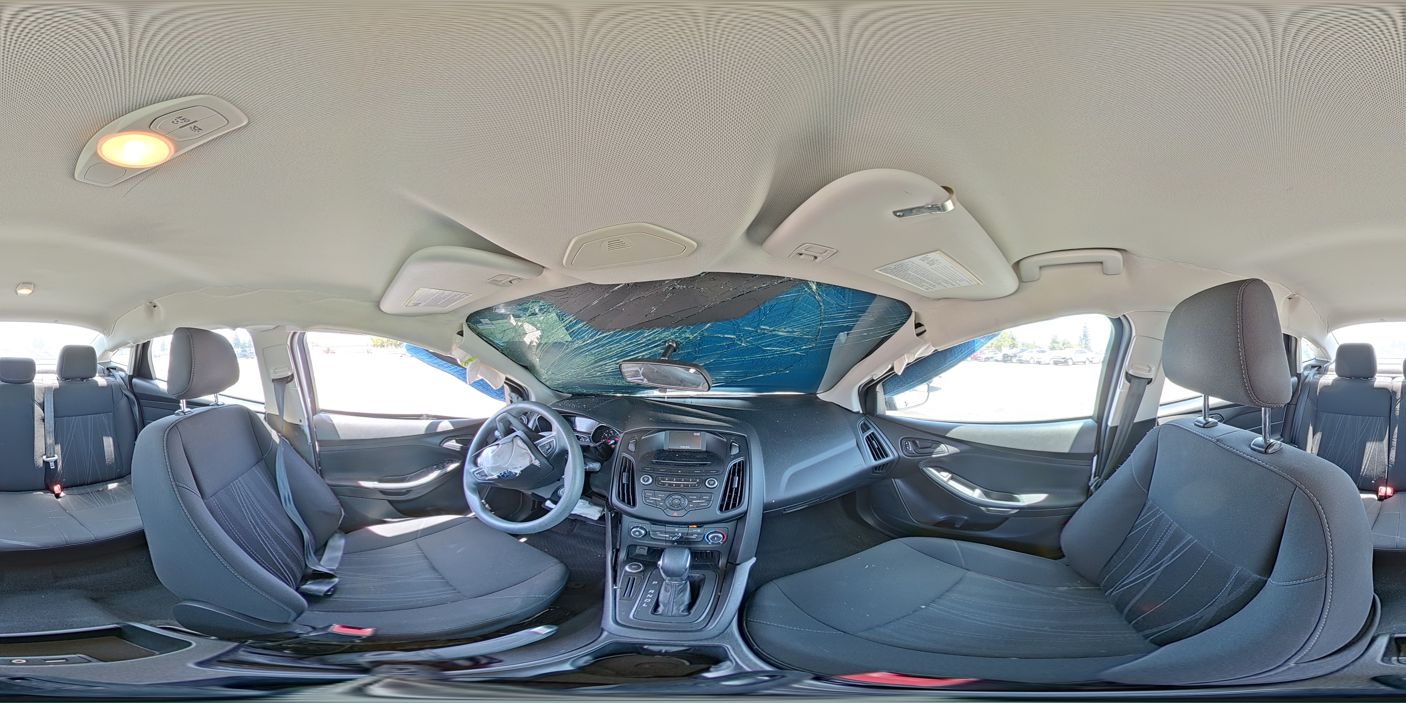 2016 Ford Focus S White vin: 1FADP3E21GL399198