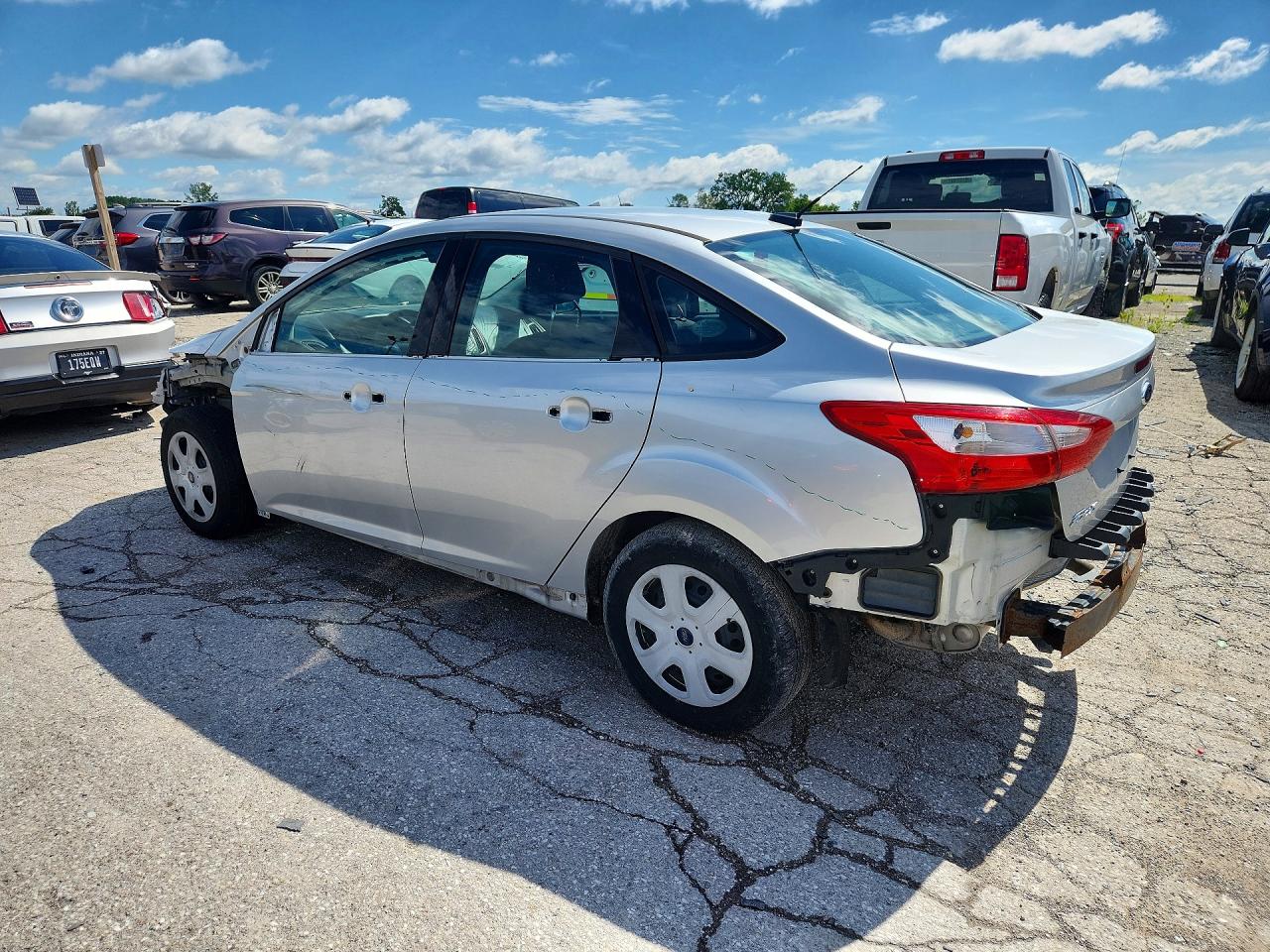 2013 Ford Focus S Silver vin: 1FADP3E22DL250231