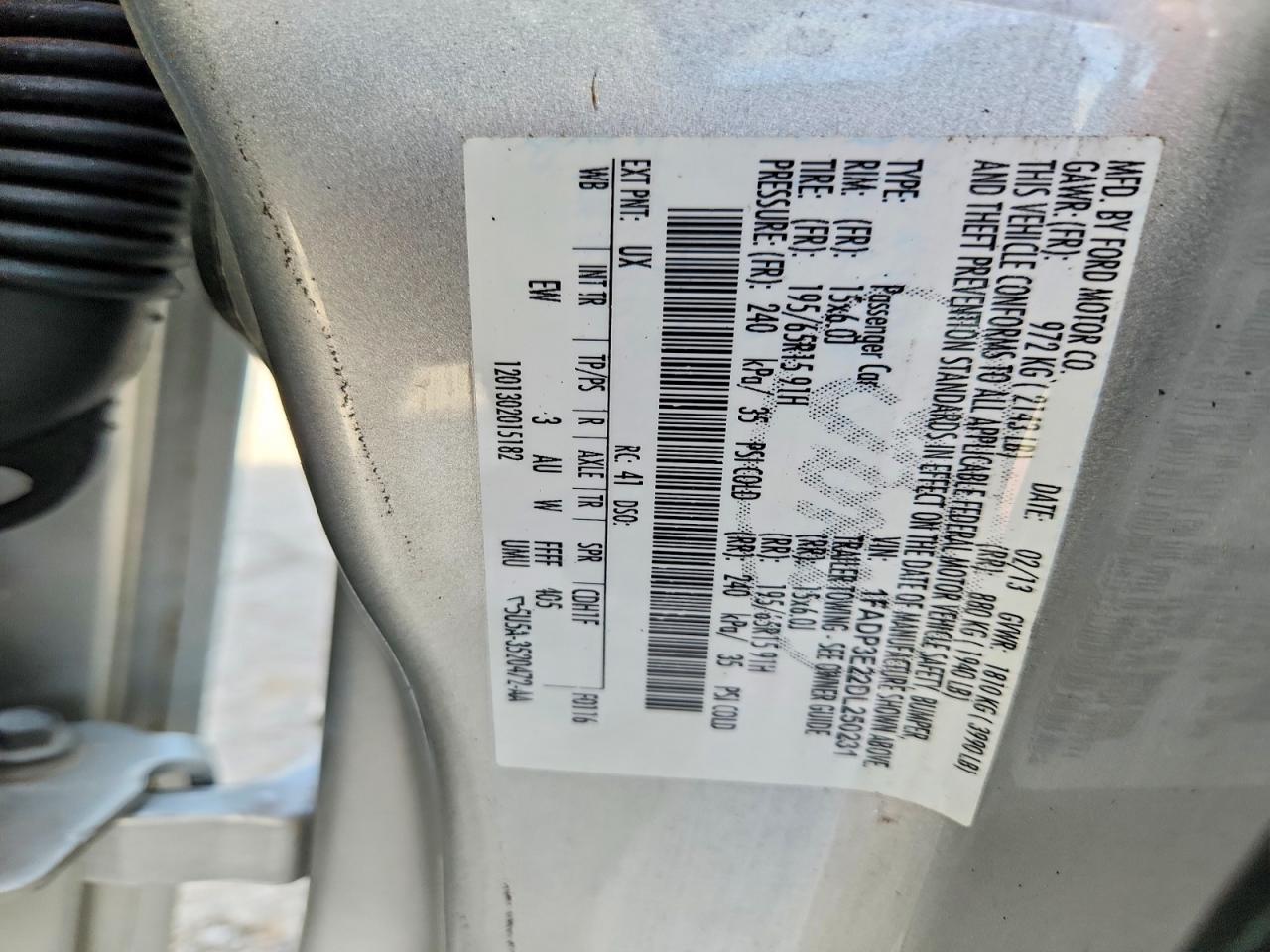 2013 Ford Focus S Silver vin: 1FADP3E22DL250231