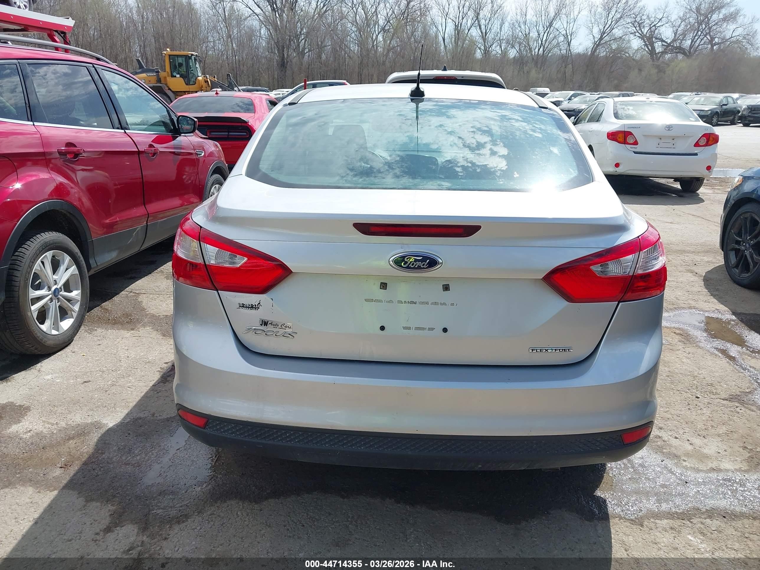 2014 Ford Focus S Silver vin: 1FADP3E22EL168775