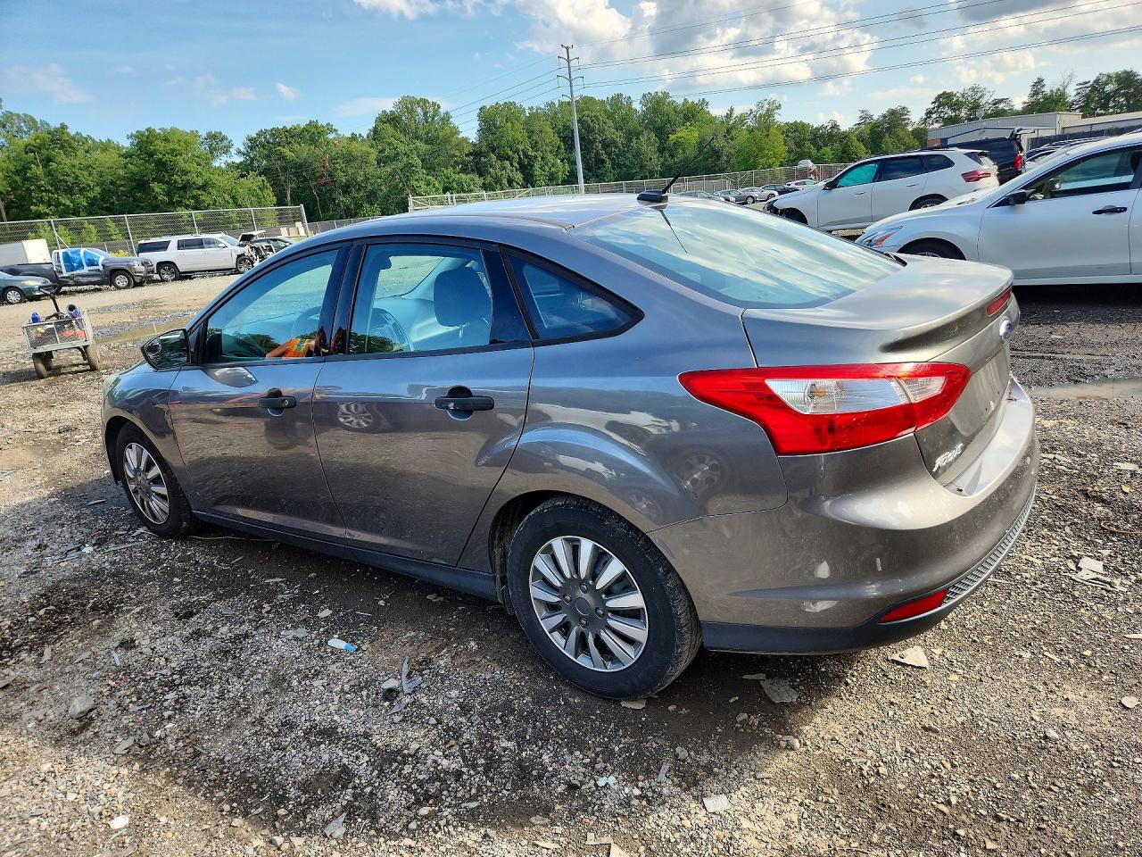 2014 Ford Focus S Gray vin: 1FADP3E22EL426955