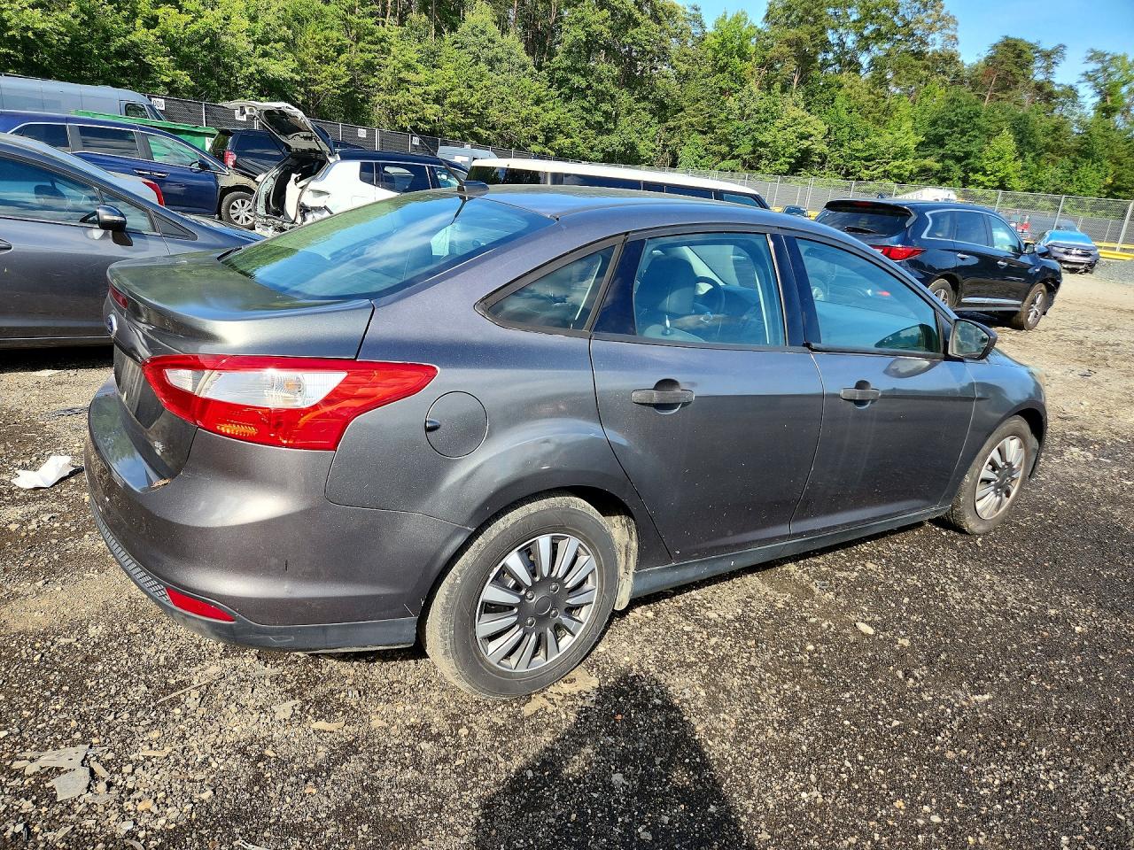 2014 Ford Focus S Gray vin: 1FADP3E22EL426955