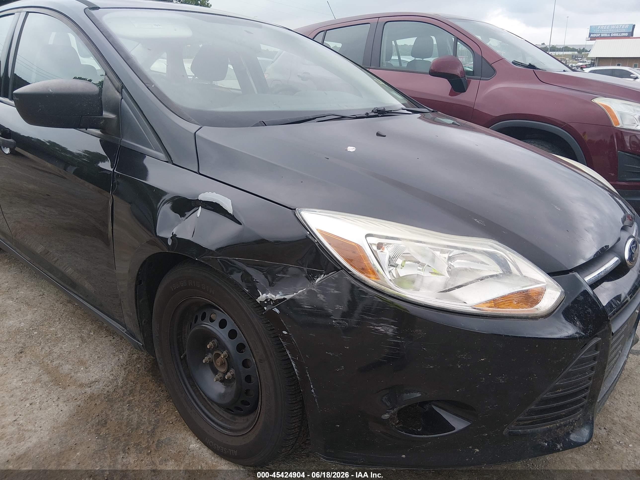 2014 Ford Focus S Black vin: 1FADP3E22EL442086