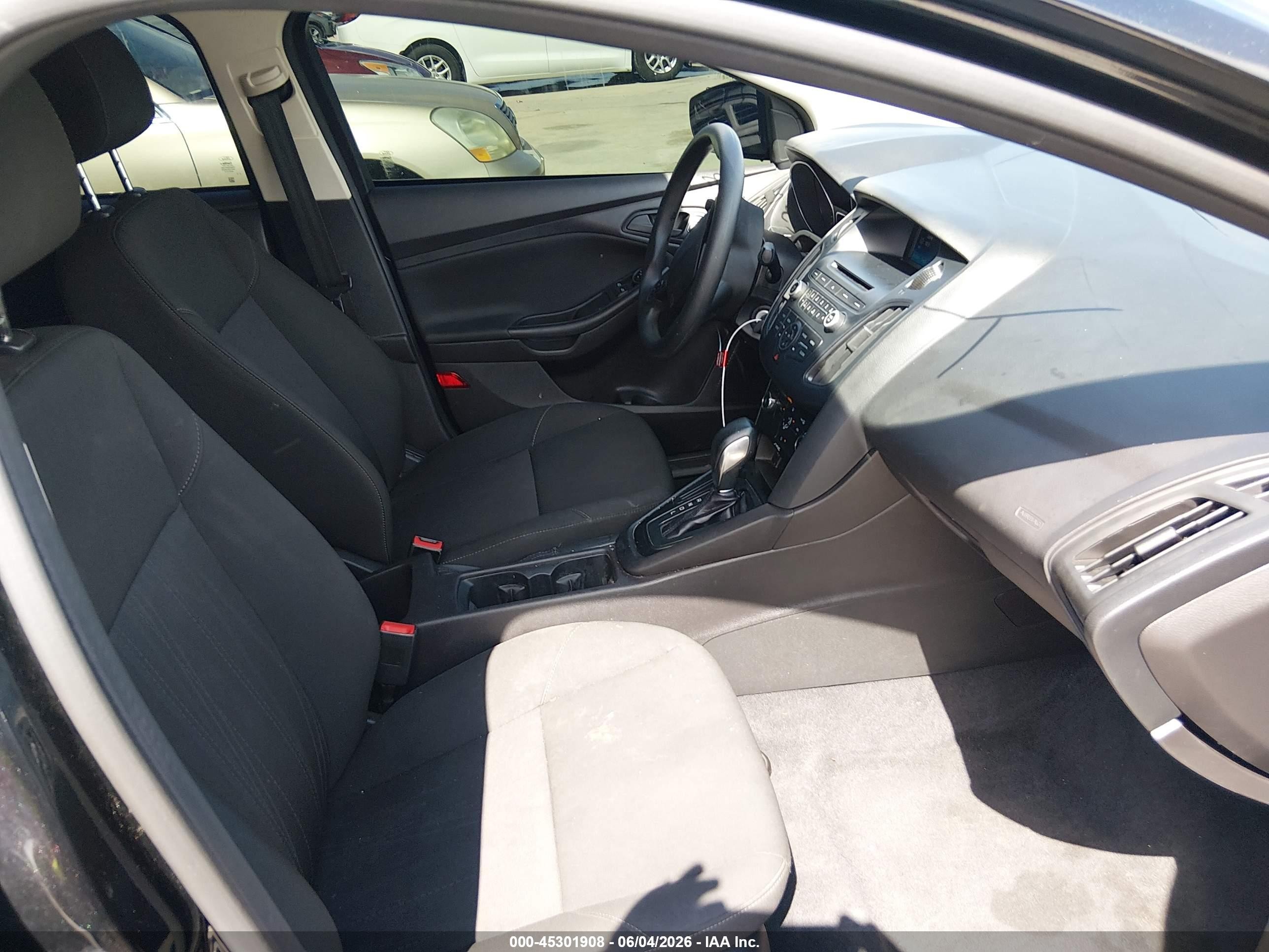 2015 Ford Focus S Black vin: 1FADP3E22FL215725