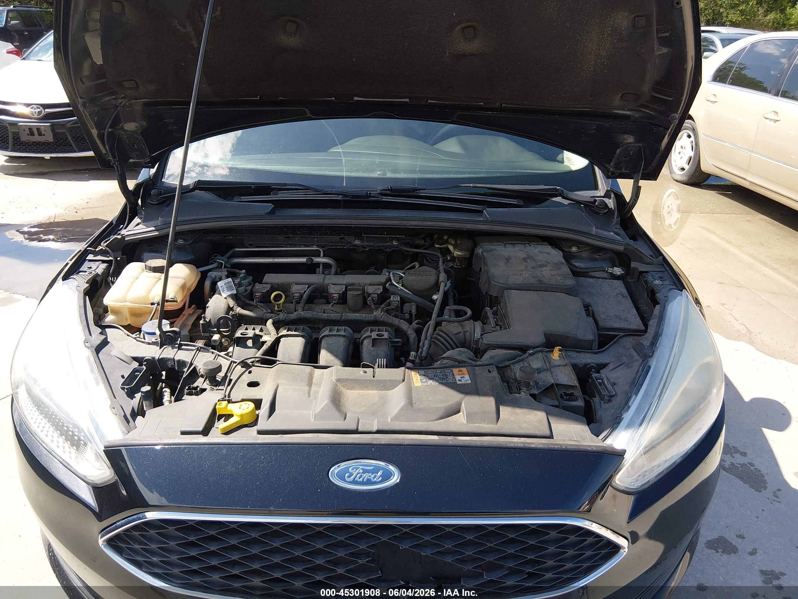 2015 Ford Focus S Black vin: 1FADP3E22FL215725