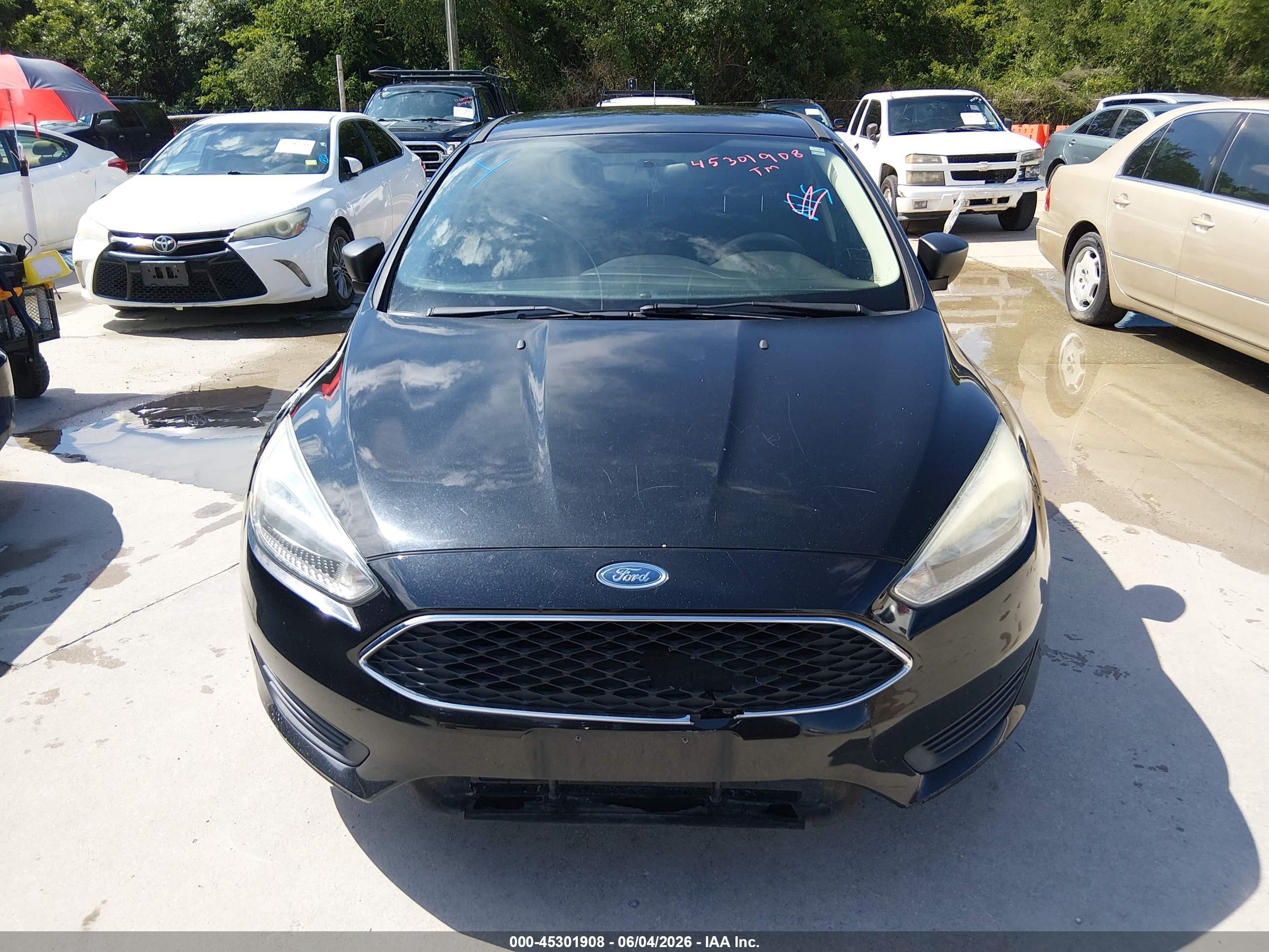 2015 Ford Focus S Black vin: 1FADP3E22FL215725