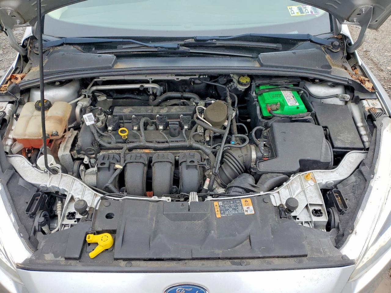 2015 Ford Focus S Silver vin: 1FADP3E22FL253178