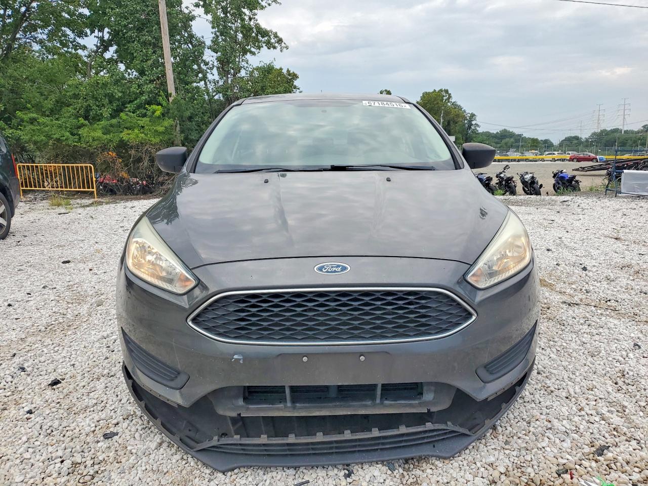 2015 Ford Focus S Gray vin: 1FADP3E22FL259871