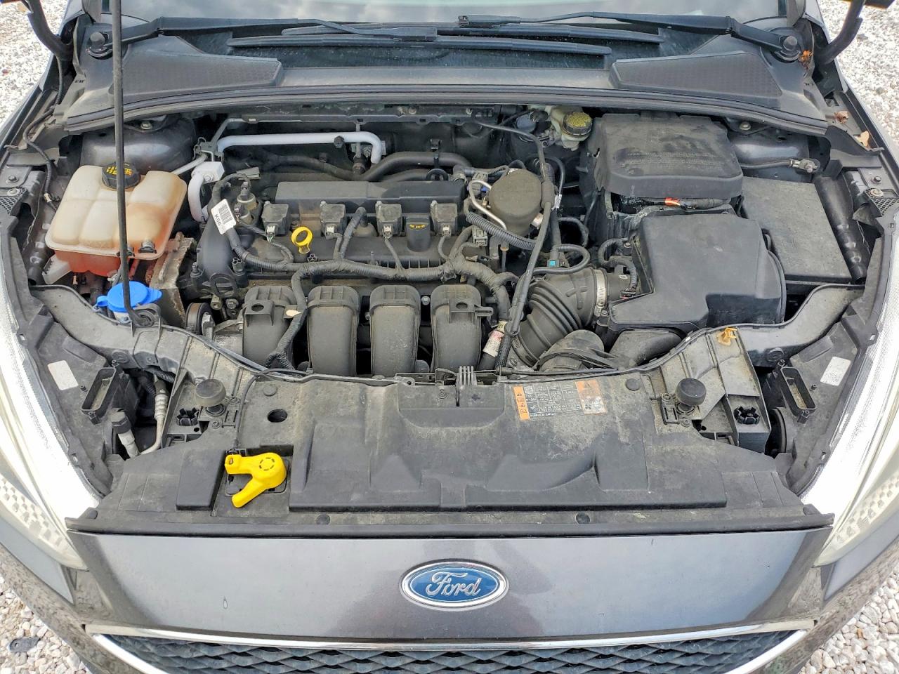2015 Ford Focus S Gray vin: 1FADP3E22FL259871