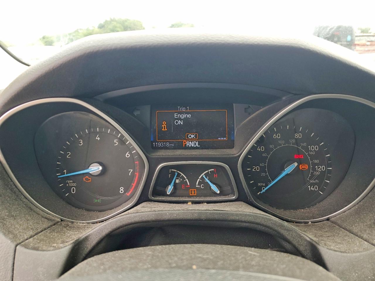 2015 Ford Focus S Gray vin: 1FADP3E22FL259871