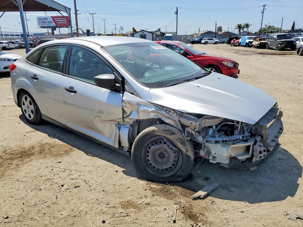 2015 Ford Focus S Silver vin: 1FADP3E22FL326114