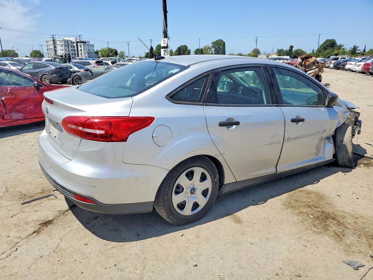 2015 Ford Focus S Silver vin: 1FADP3E22FL326114