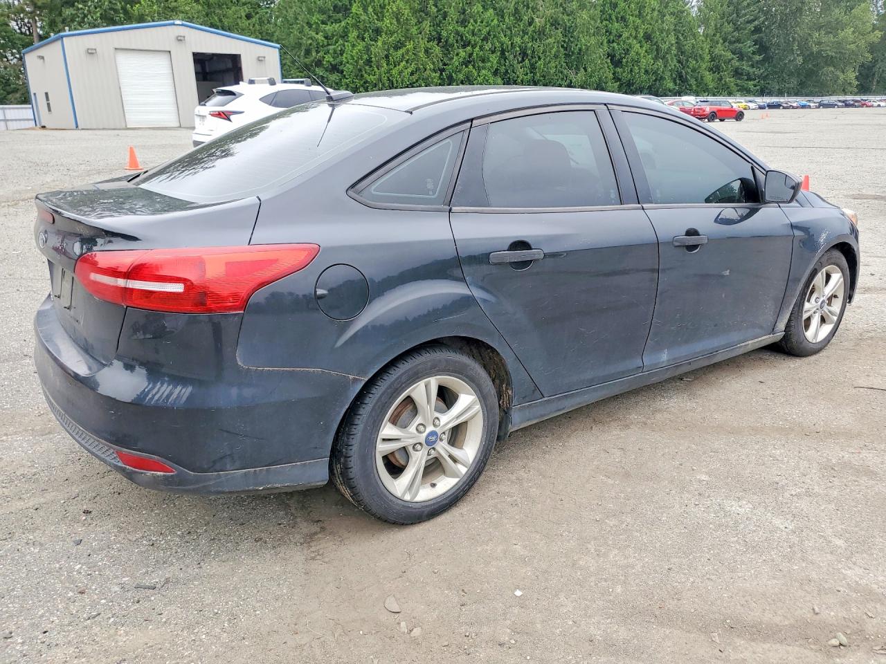 2015 Ford Focus S Black vin: 1FADP3E22FL334827