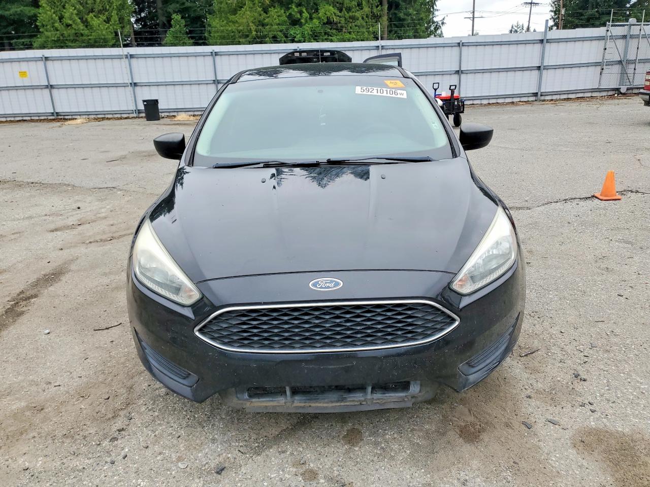 2015 Ford Focus S Black vin: 1FADP3E22FL334827