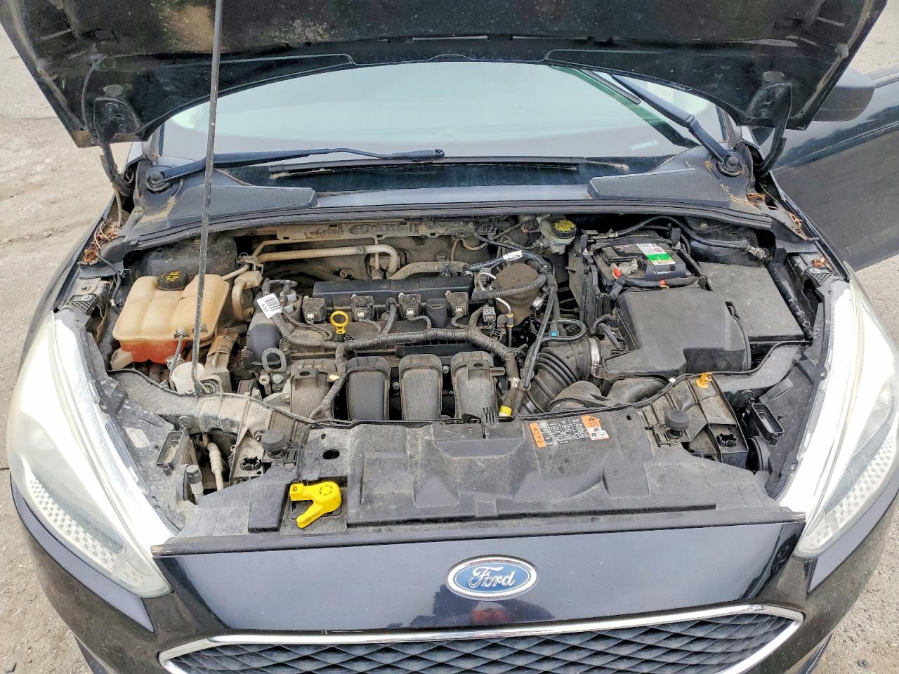 2015 Ford Focus S Black vin: 1FADP3E22FL334827