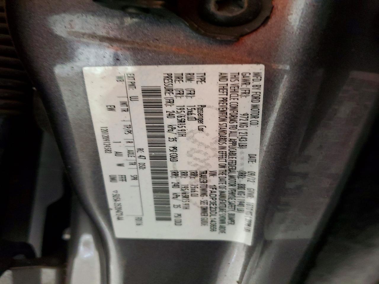 2013 Ford Focus S Gray vin: 1FADP3E23DL143656
