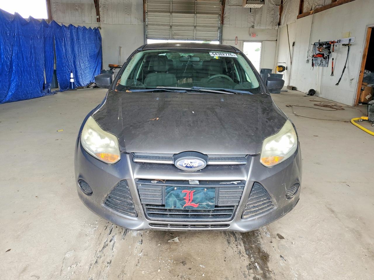 2013 Ford Focus S Gray vin: 1FADP3E23DL143656