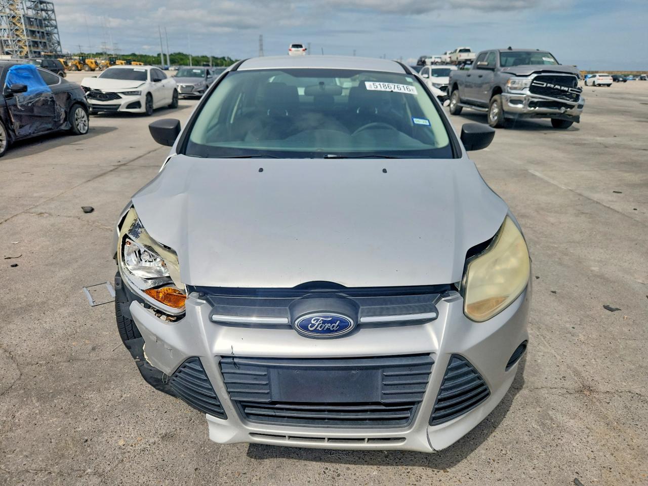 2013 Ford Focus S Silver vin: 1FADP3E23DL167388