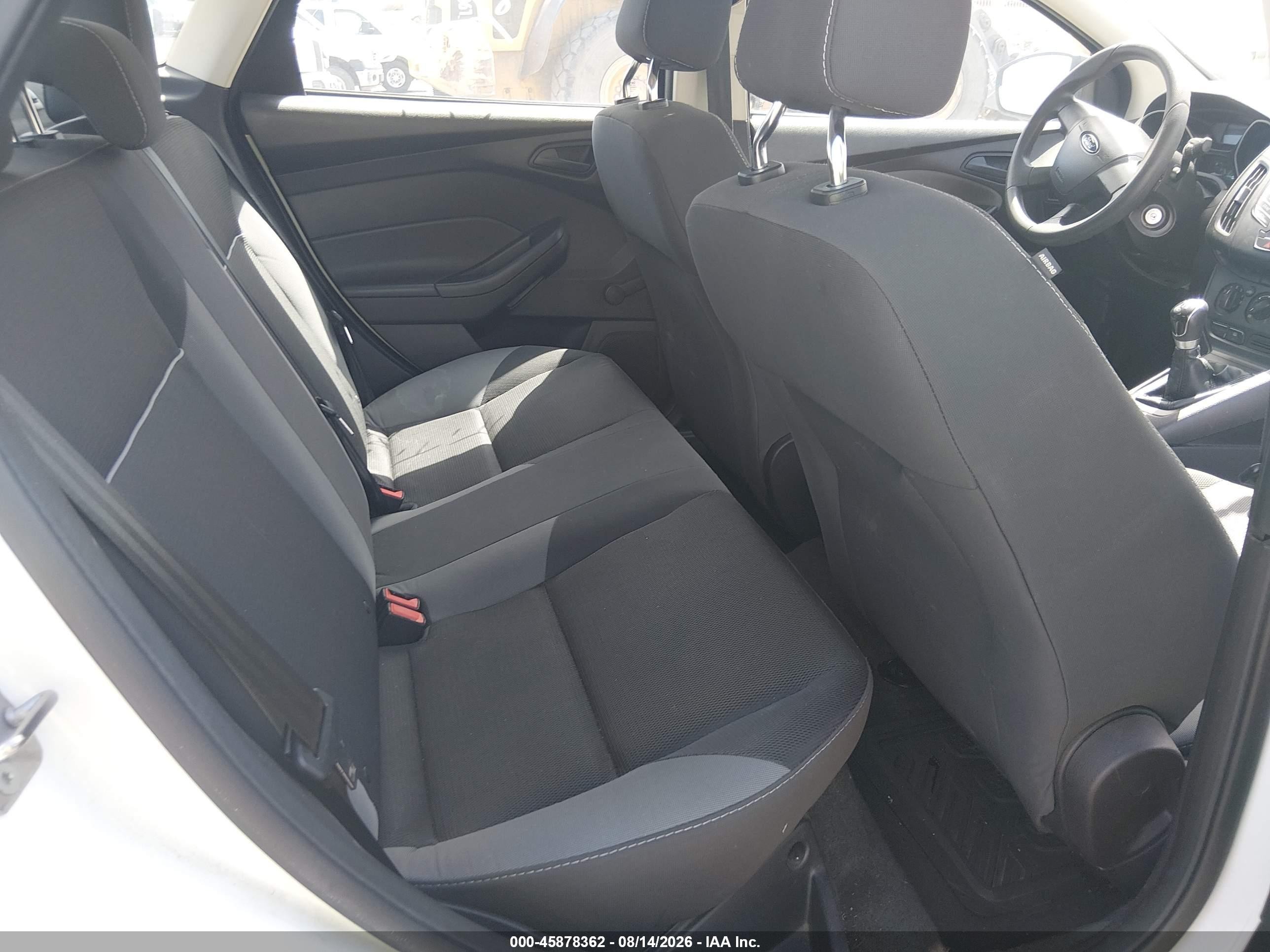 2013 Ford Focus S Белый vin: 1FADP3E23DL277597