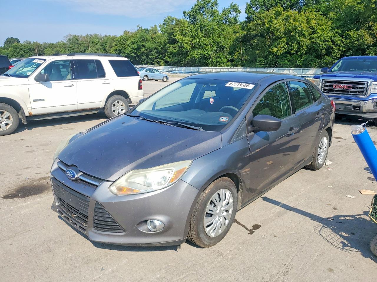 2013 Ford Focus S Silver vin: 1FADP3E23DL370989