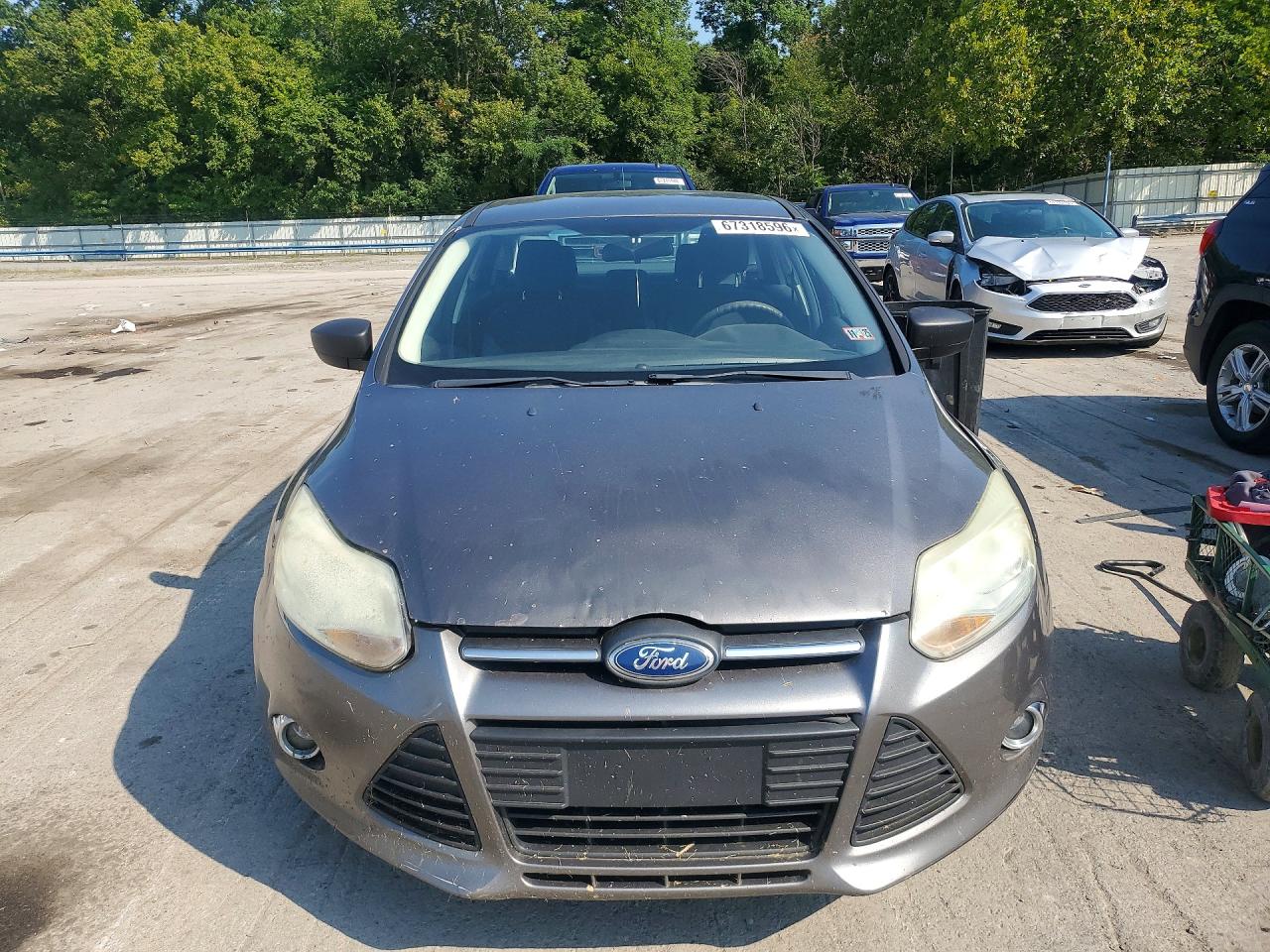 2013 Ford Focus S Silver vin: 1FADP3E23DL370989