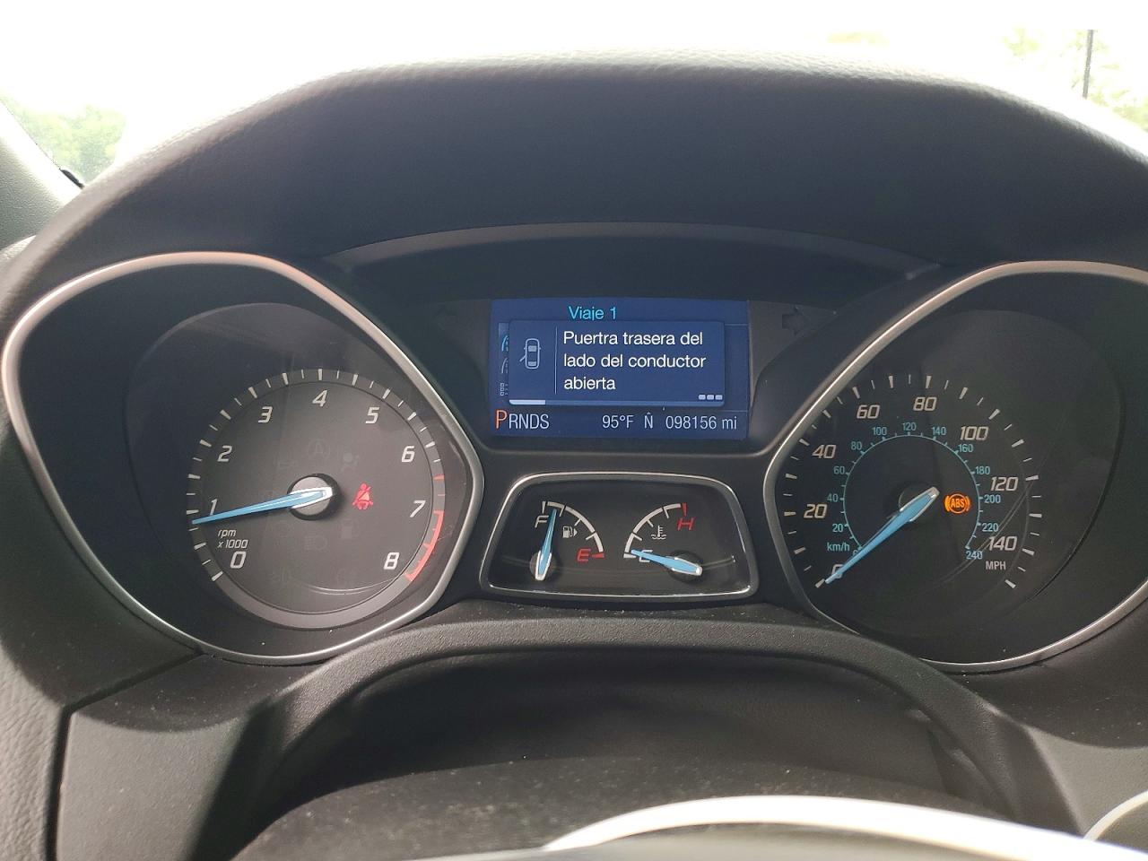 2013 Ford Focus S White vin: 1FADP3E23DL379594