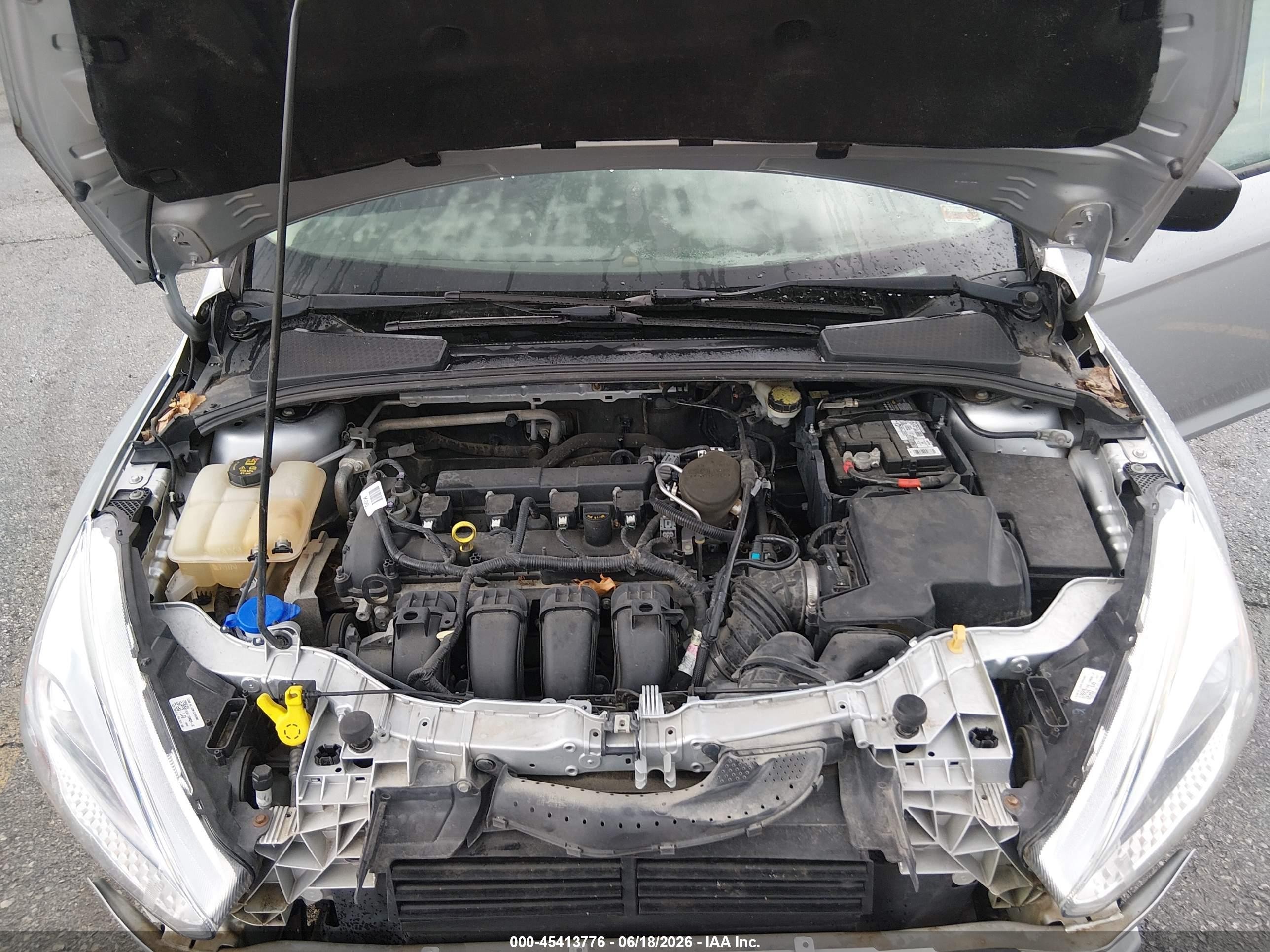 2015 Ford Focus S Silver vin: 1FADP3E23FL248457