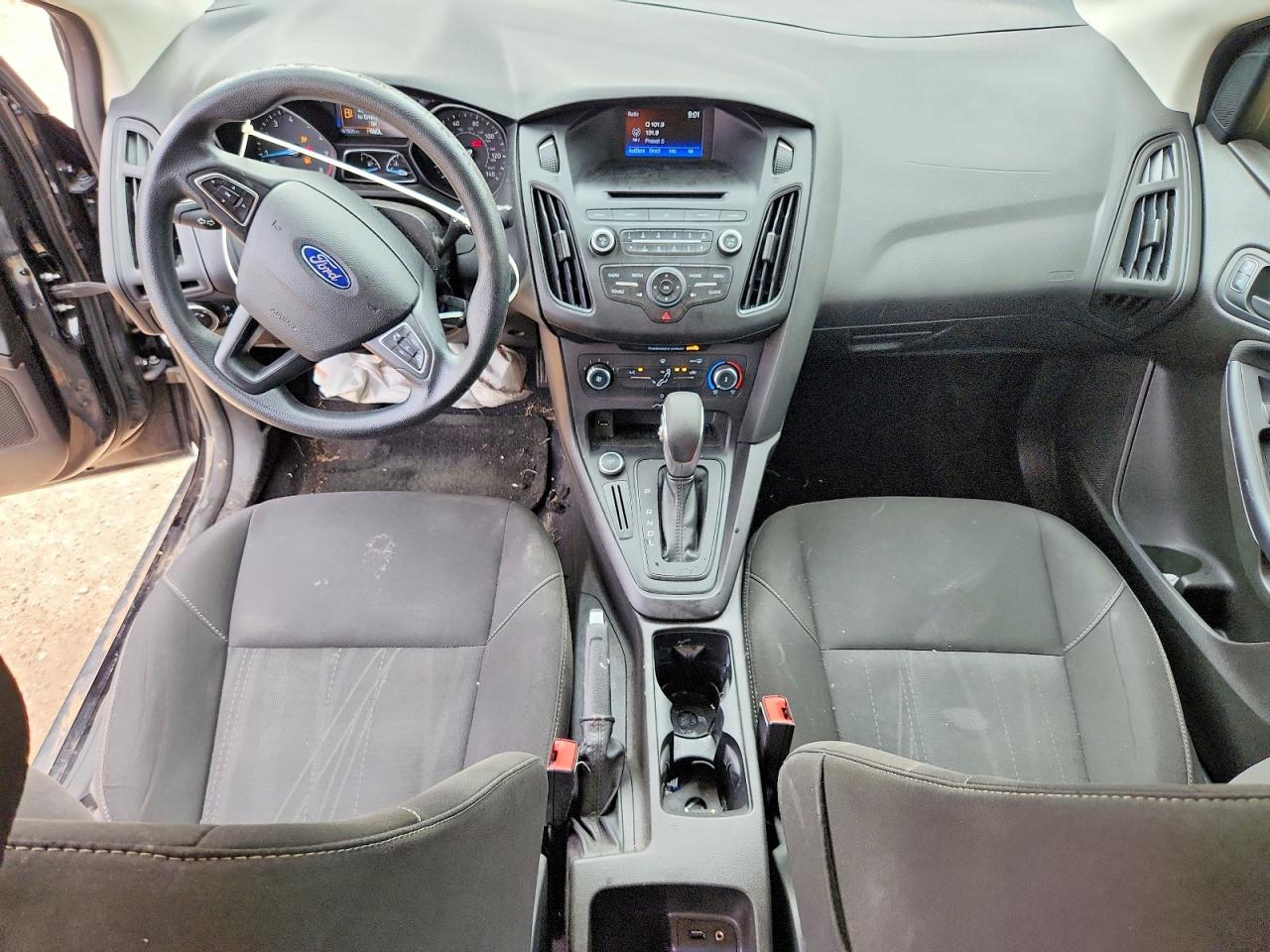 2016 Ford Focus S Black vin: 1FADP3E23GL351010