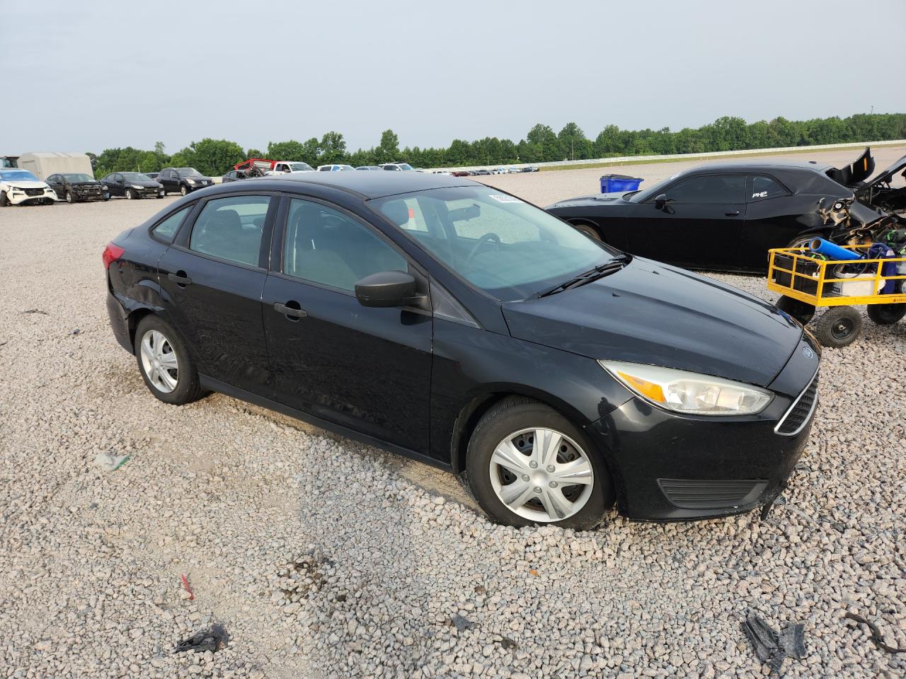 2016 Ford Focus S Black vin: 1FADP3E23GL396870