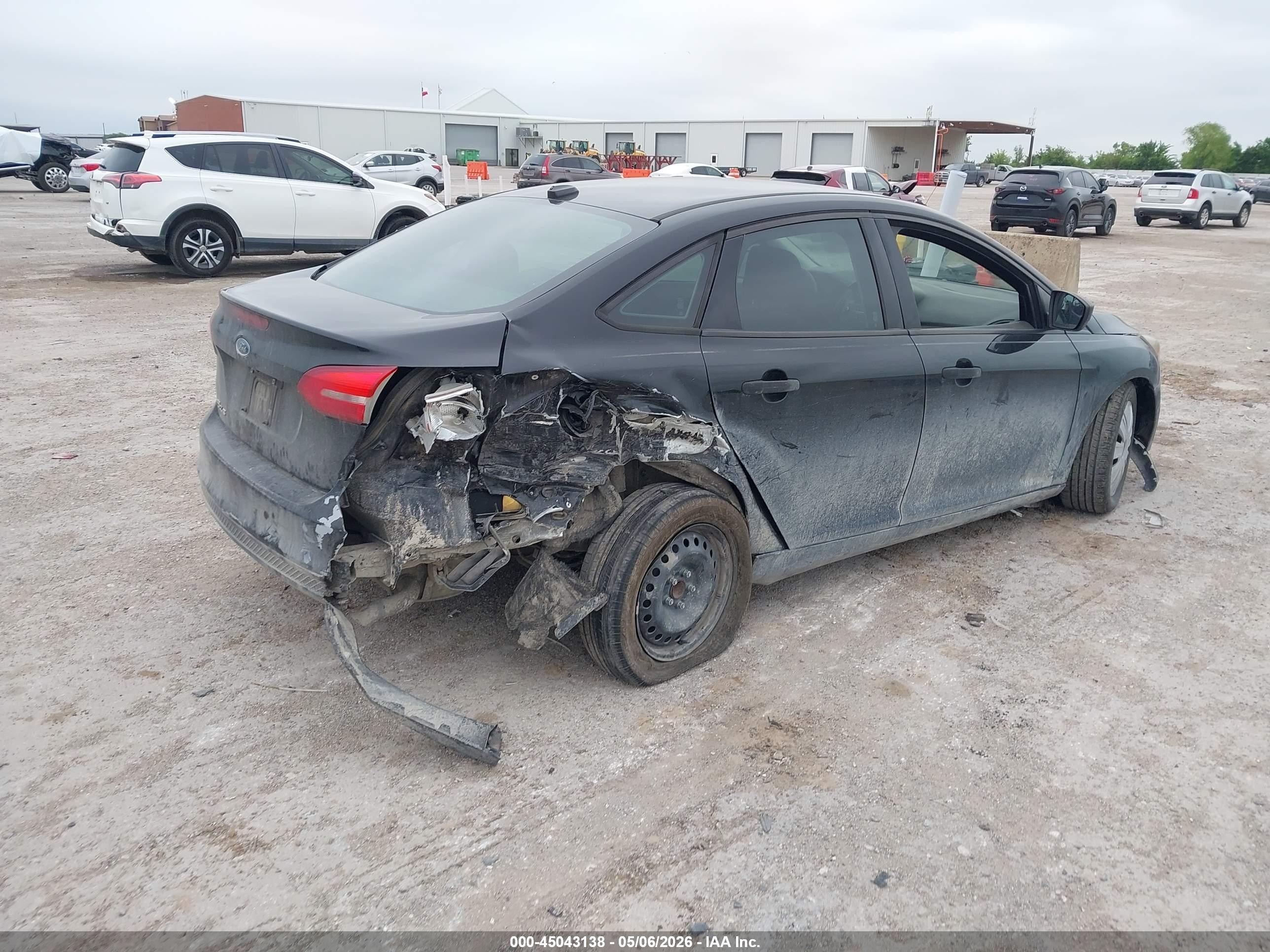 2017 Ford Focus S Черный vin: 1FADP3E23HL222427